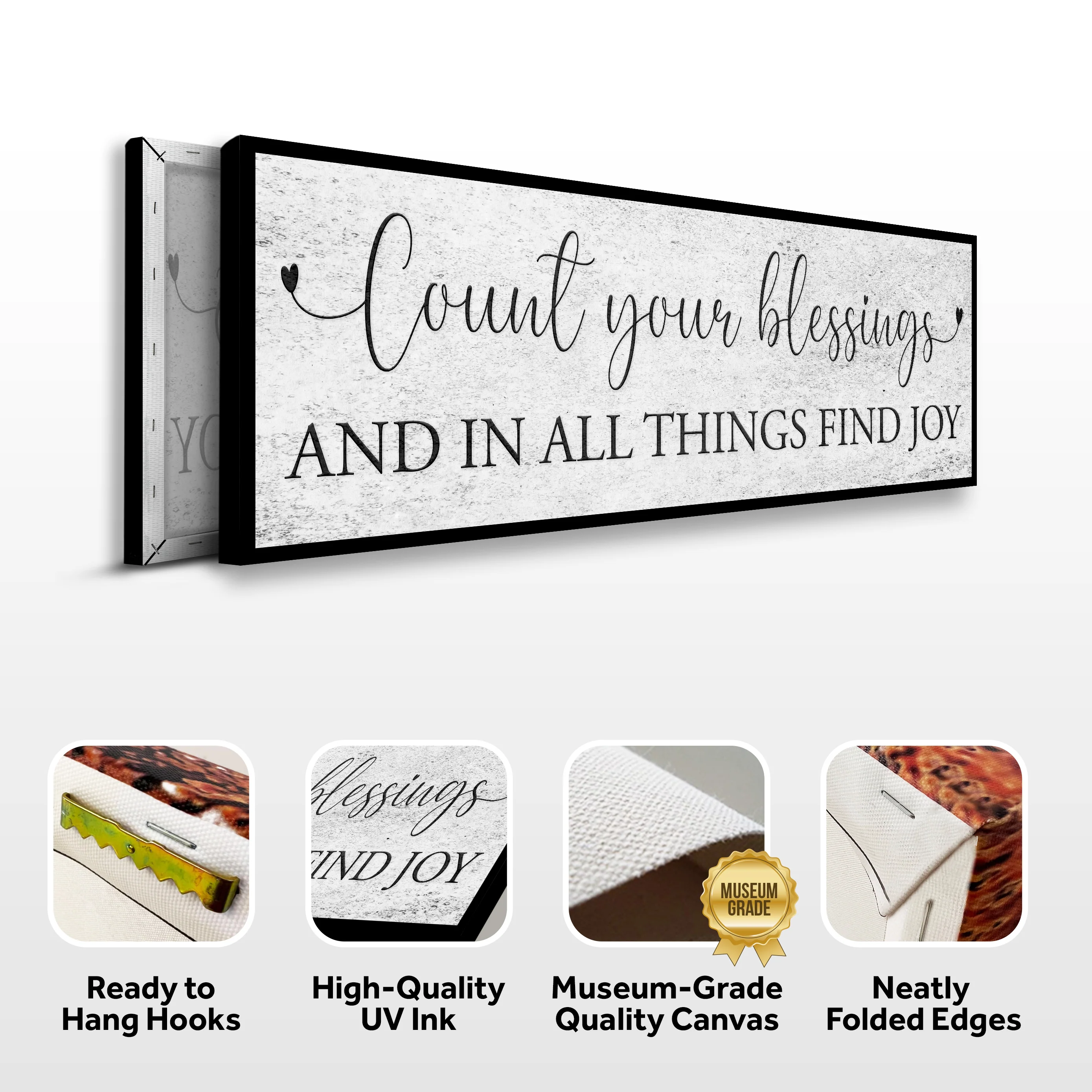 Count Your Blessings Sign III - Image 4