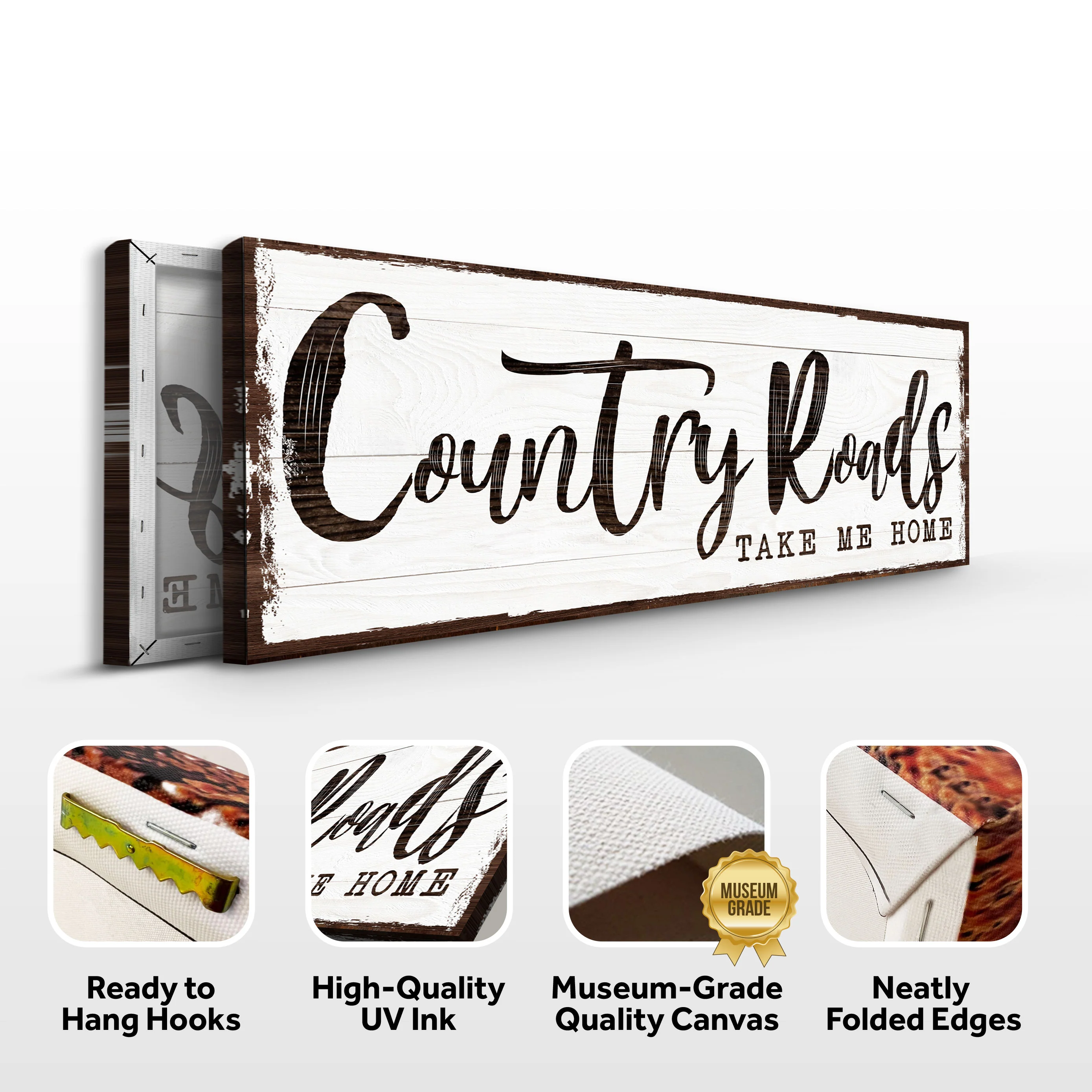 Country Roads Take Me Home Sign III - Image 6