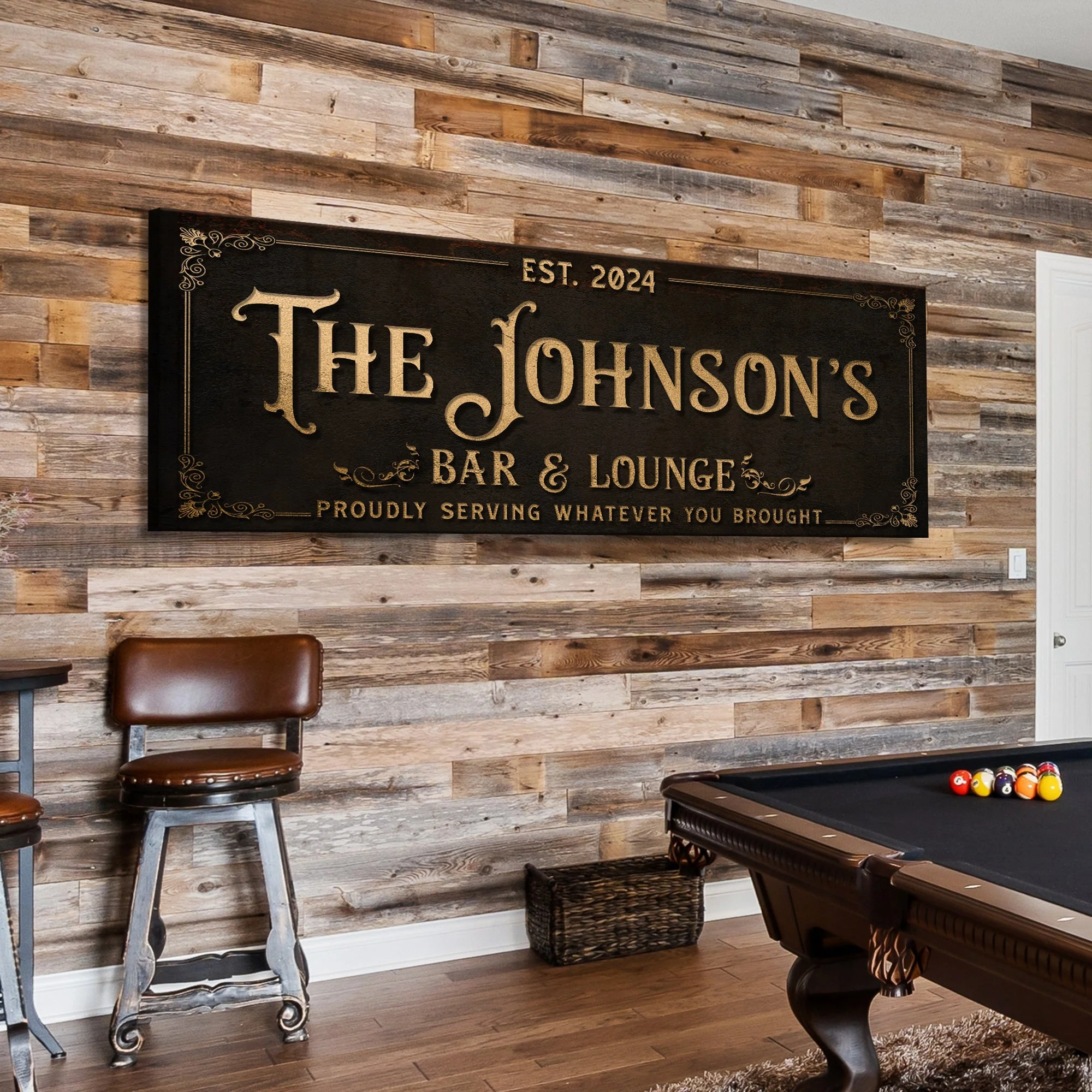 Custom Bar & Lounge Sign III - Image 3