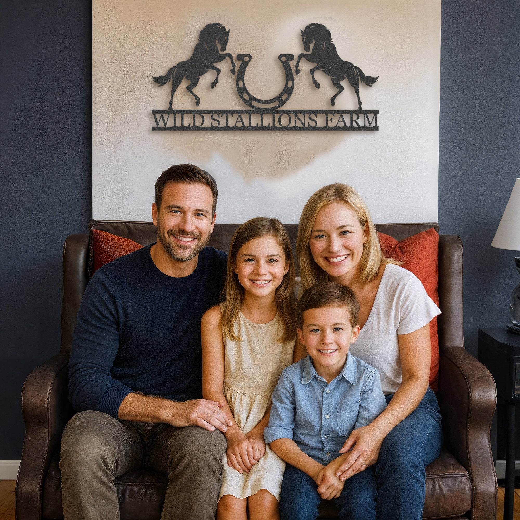 Custom Horse Ranch Steel Wall Decor - Image 5