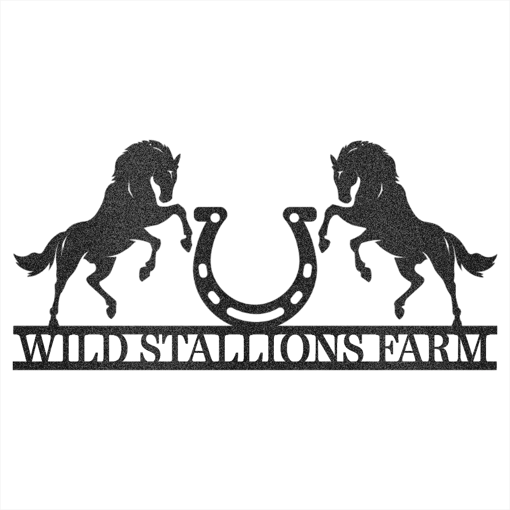 Custom Horse Ranch Steel Wall Decor - Image 9