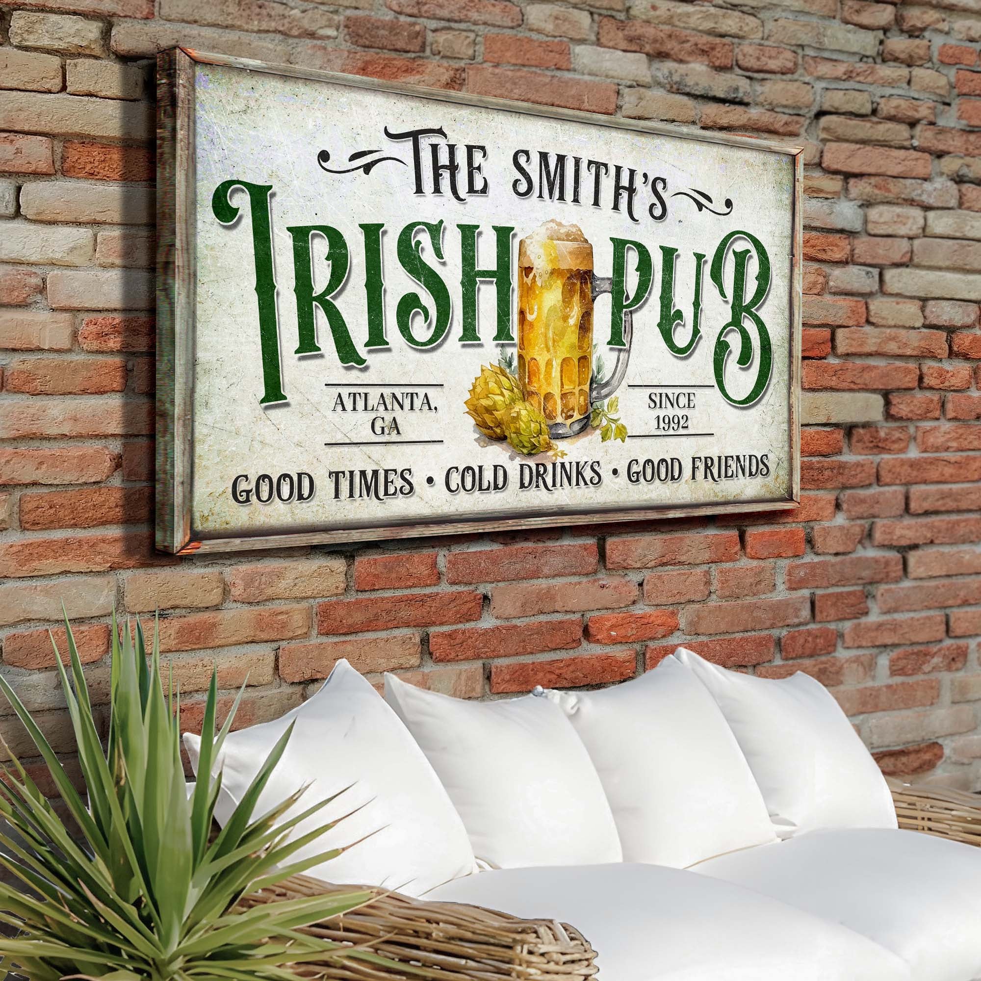 Custom Irish Pub Bar Sign II - Image 2