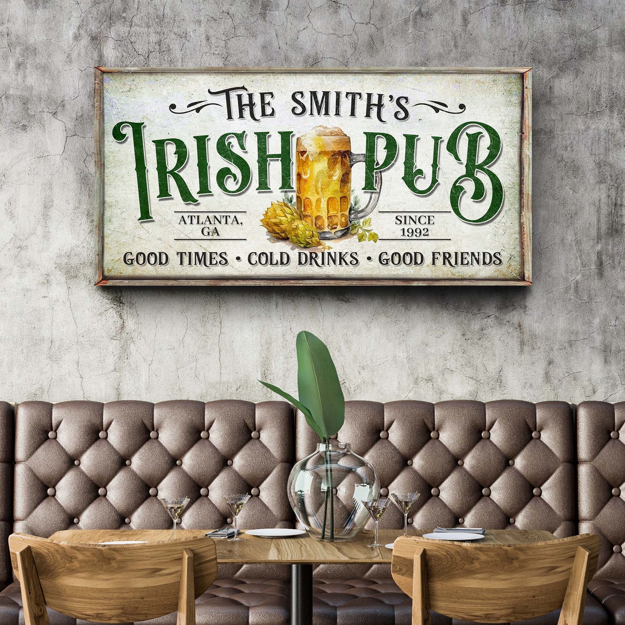 Custom Irish Pub Bar Sign II - Image 3