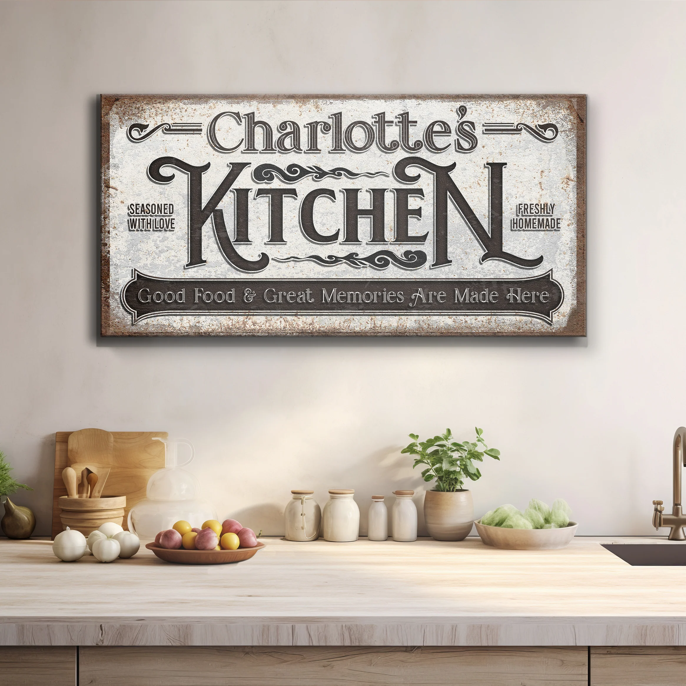 Custom Kitchen Sign II - Image 3