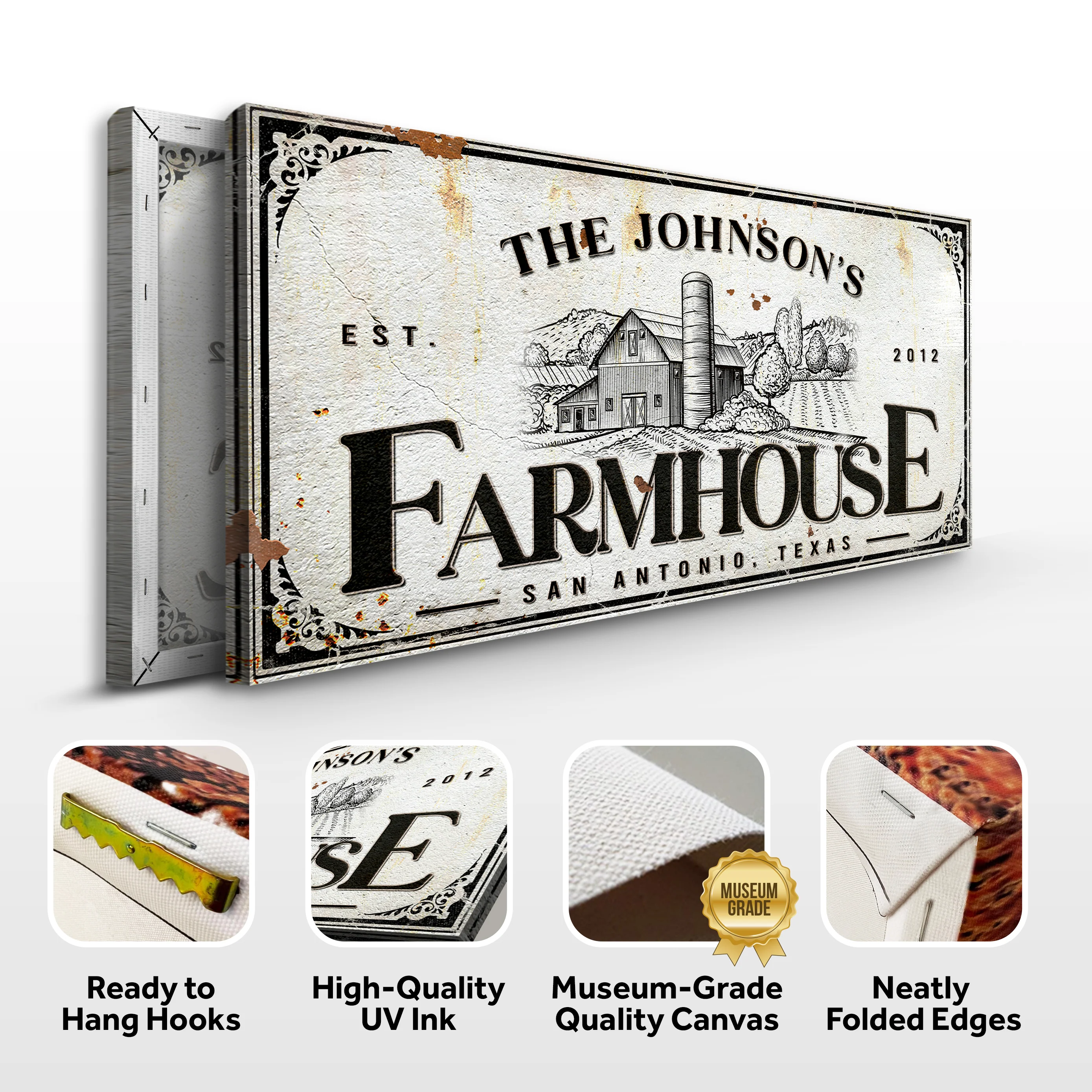 Custom Rustic Farmhouse Sign III - Image 4