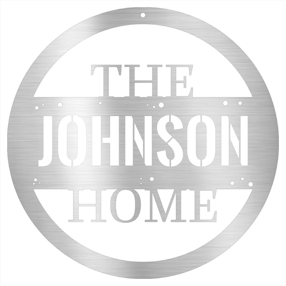 Personalized Home Steel Wall Decor