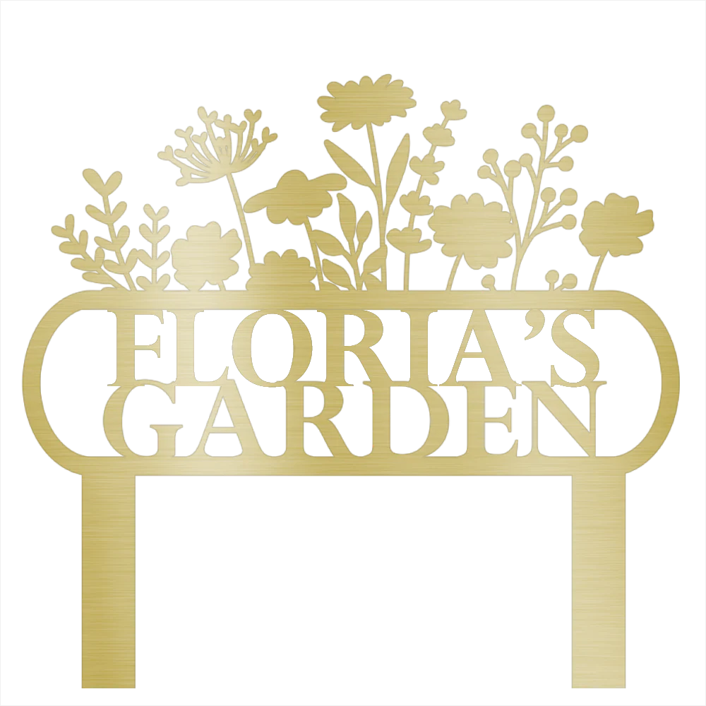 Custom Garden Name Steel Wall Decor 4 - Image 3