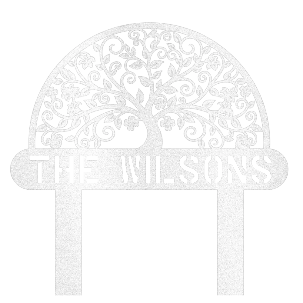 Custom Garden Name Steel Wall Decor 5 - Image 2