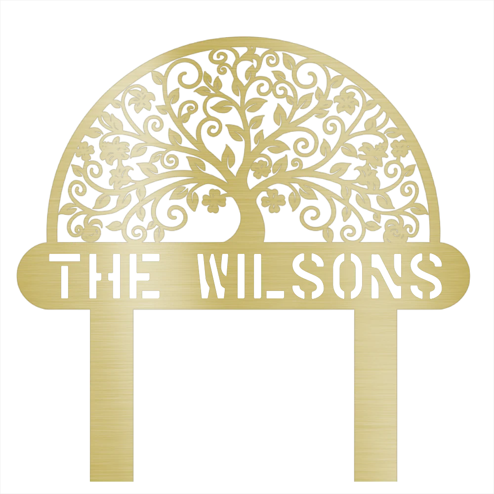Custom Garden Name Steel Wall Decor 5 - Image 3