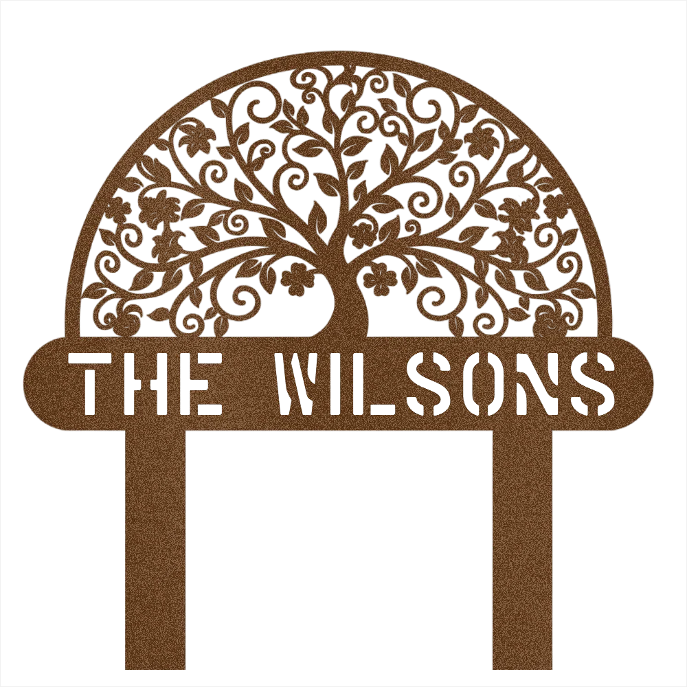 Custom Garden Name Steel Wall Decor 5 - Image 4