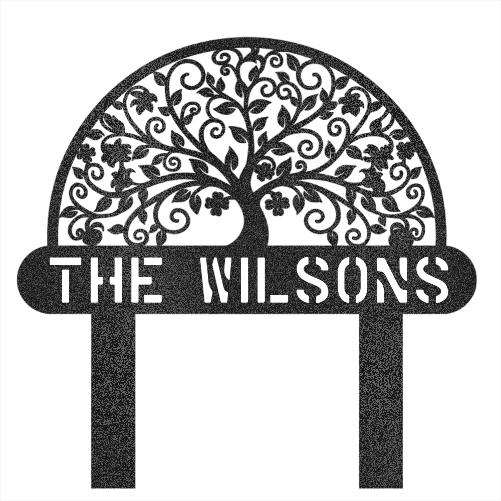 Custom Garden Name Steel Wall Decor 5 - Image 5