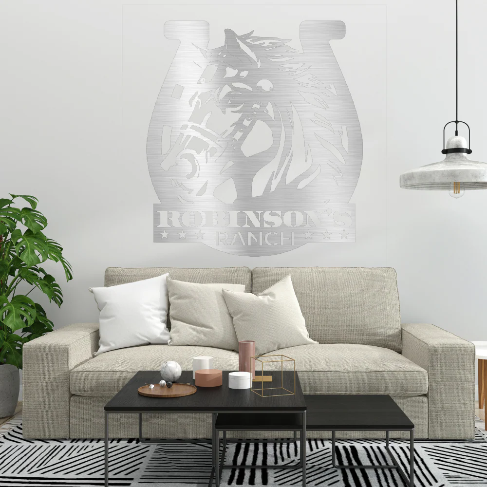 Custom Ranch Sign Steel Wall Decor - Image 10