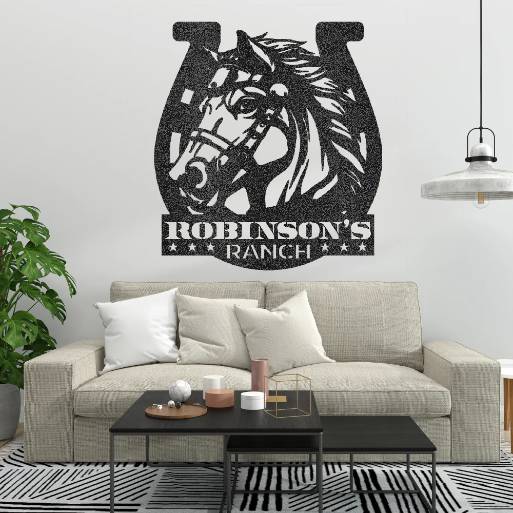 Custom Ranch Sign Steel Wall Decor - Image 14