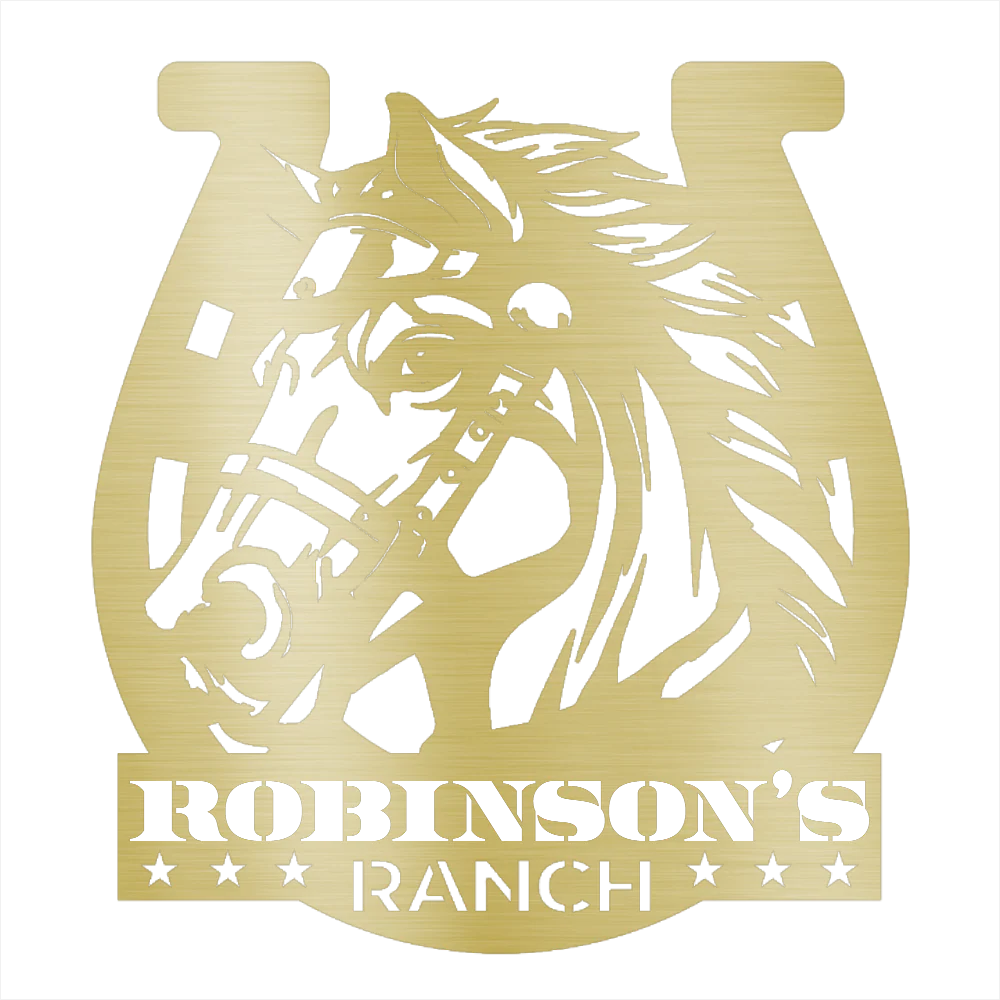 Custom Ranch Sign Steel Wall Decor - Image 7