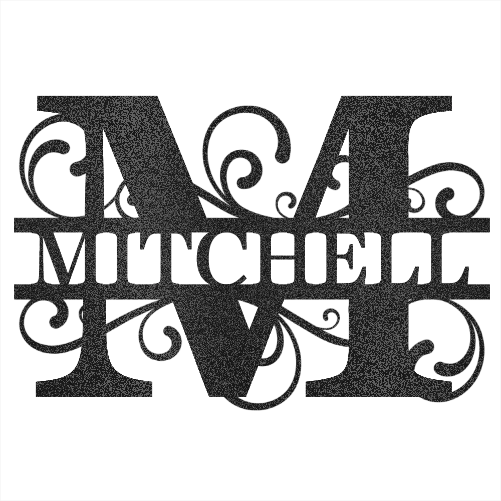 Custom Last Name Steel Wall Decor - Image 5