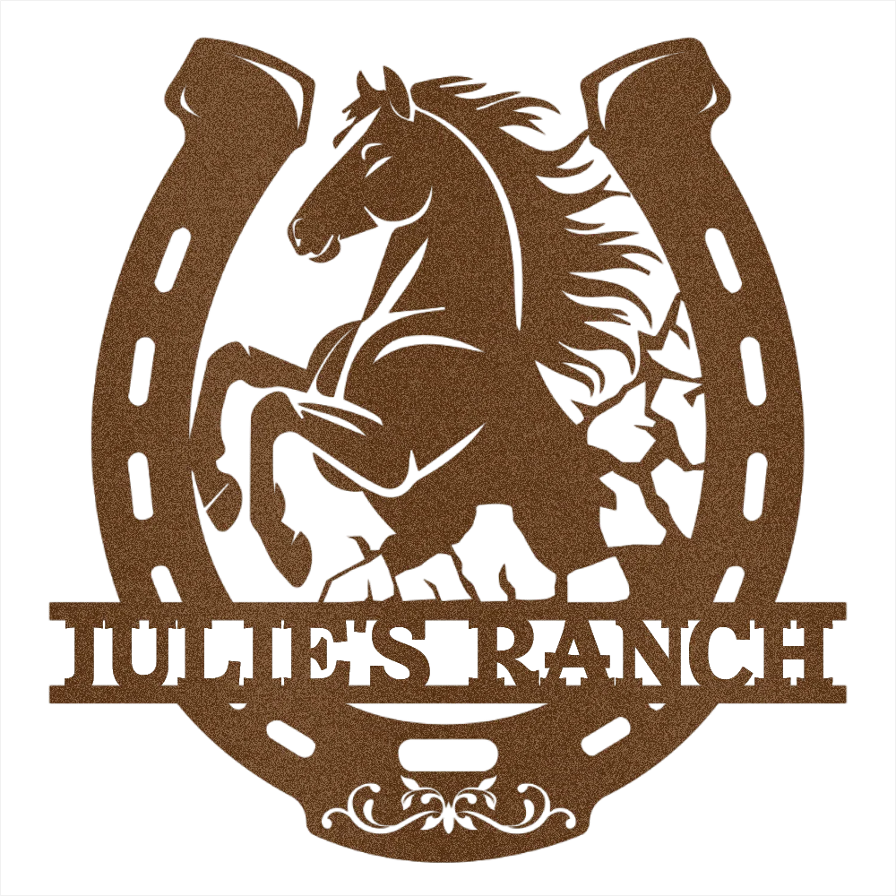 Personalized Horse Ranch  Steel Wall Decor - Image 4