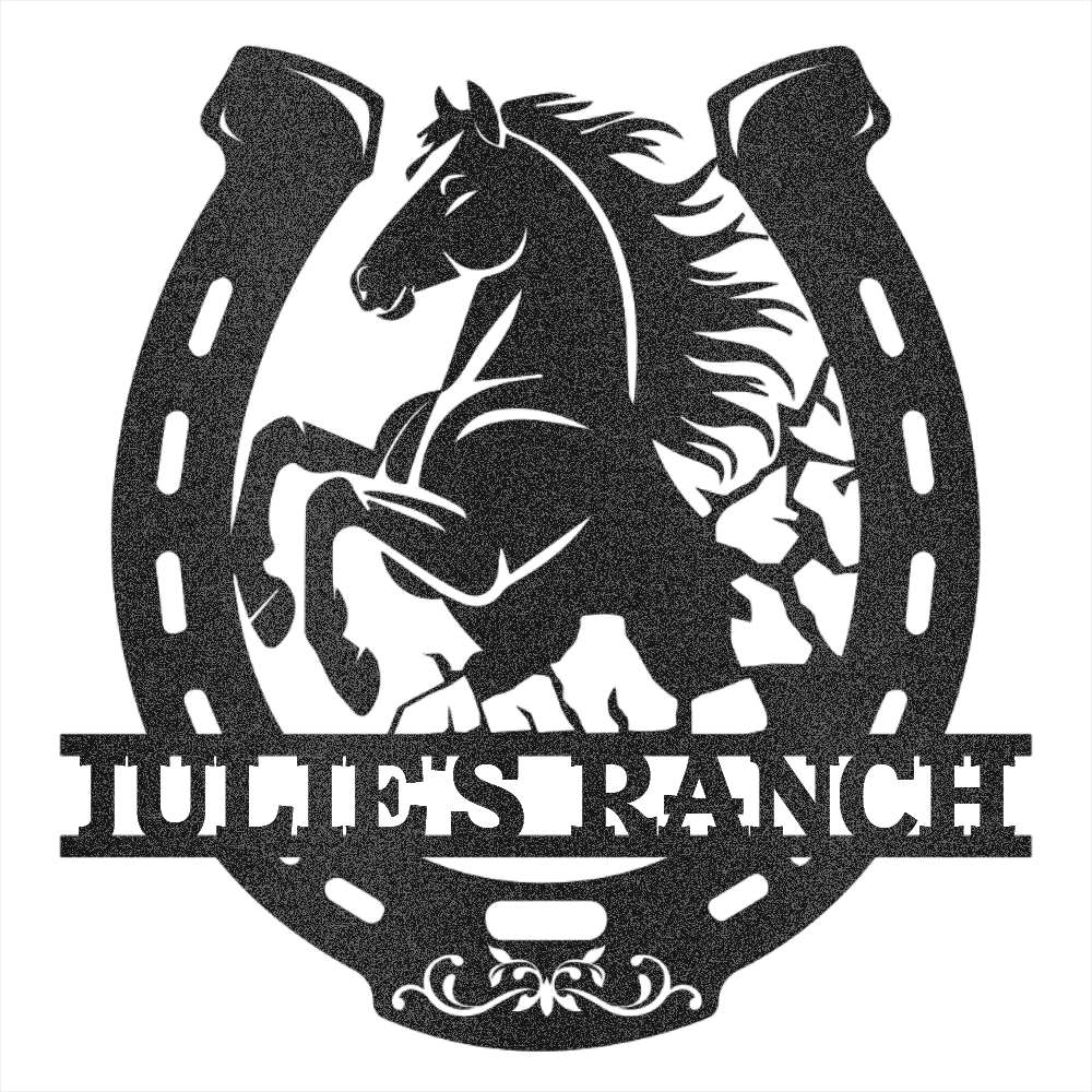 Personalized Horse Ranch  Steel Wall Decor - Image 5