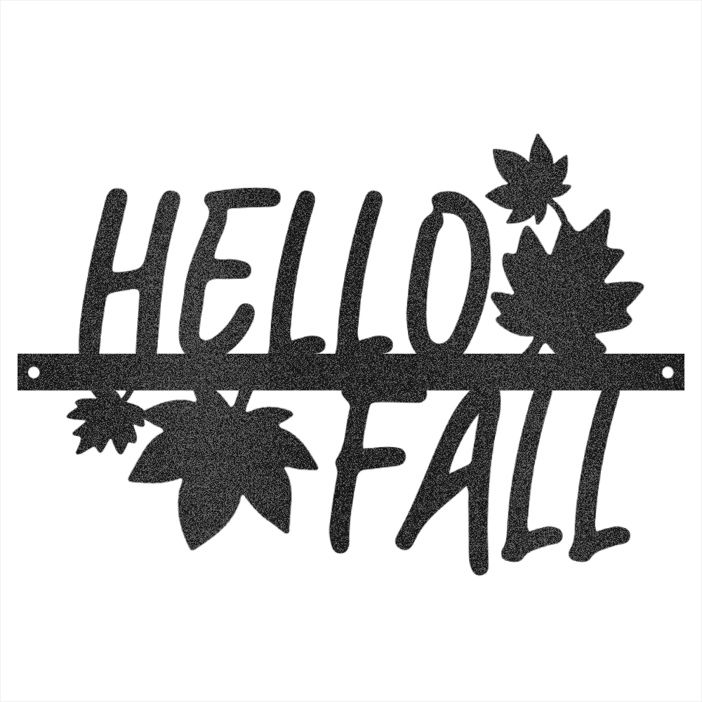 Hello Fall Steel Wall Decor - Image 5