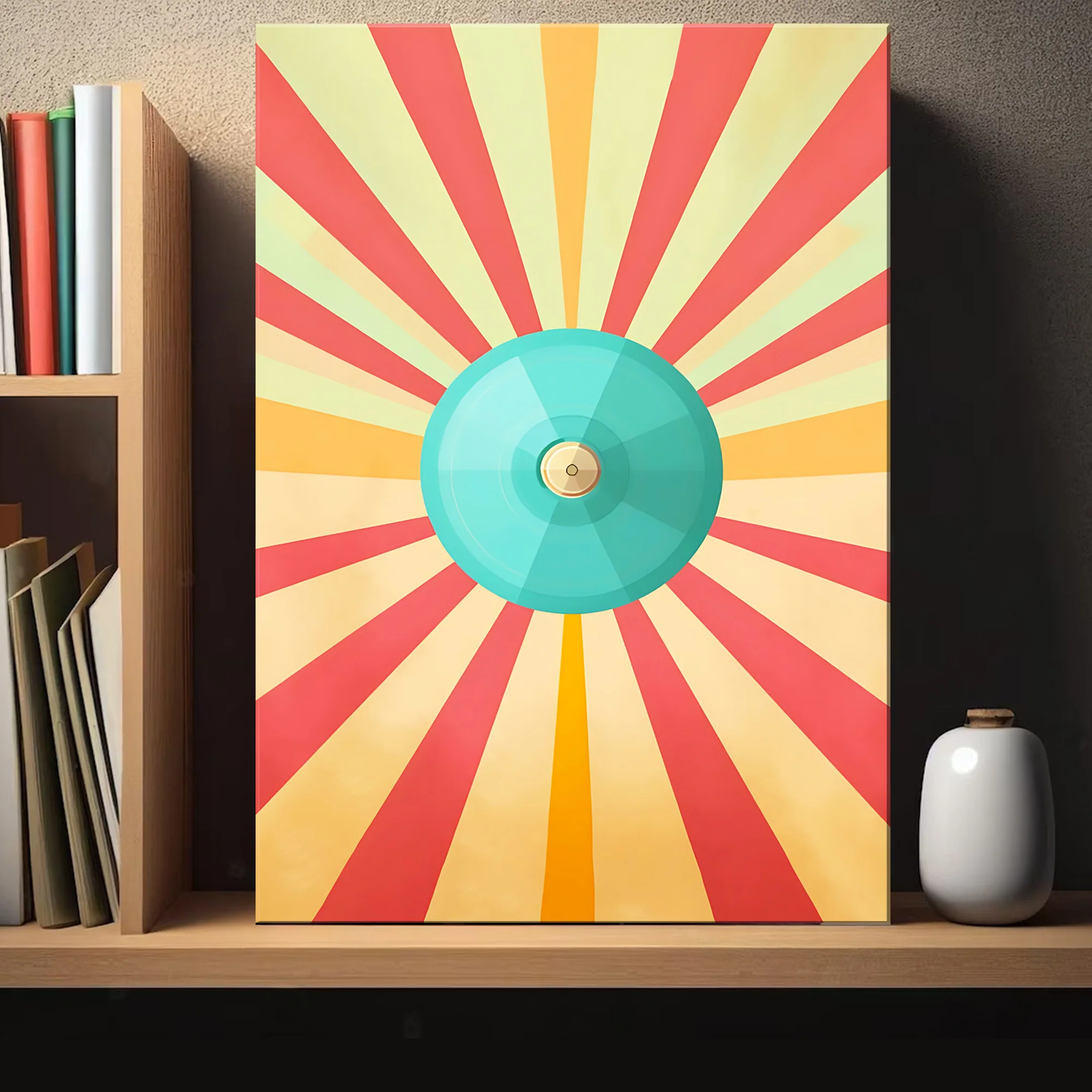 Cymbal Retro Canvas Wall Art - Image 3
