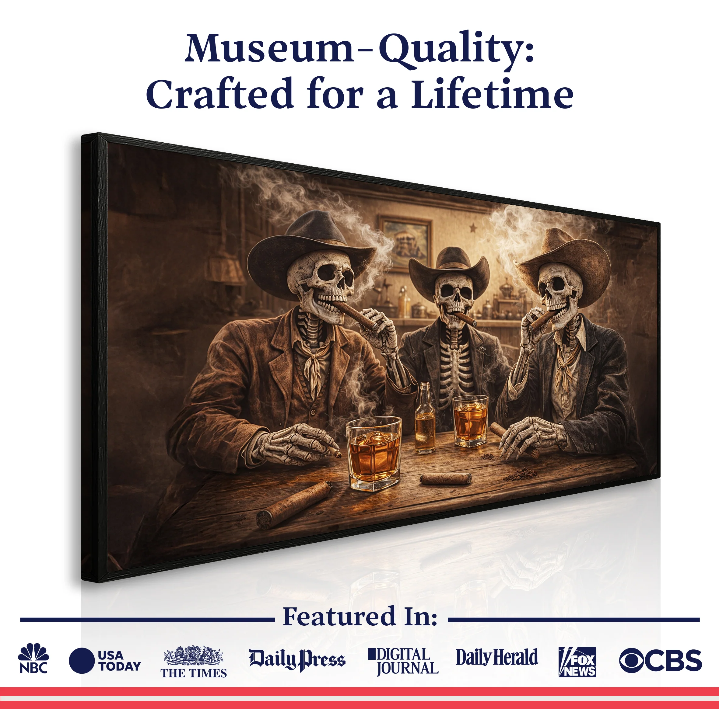 Dead Men Tell Tall Tales Wall Art - Image 6