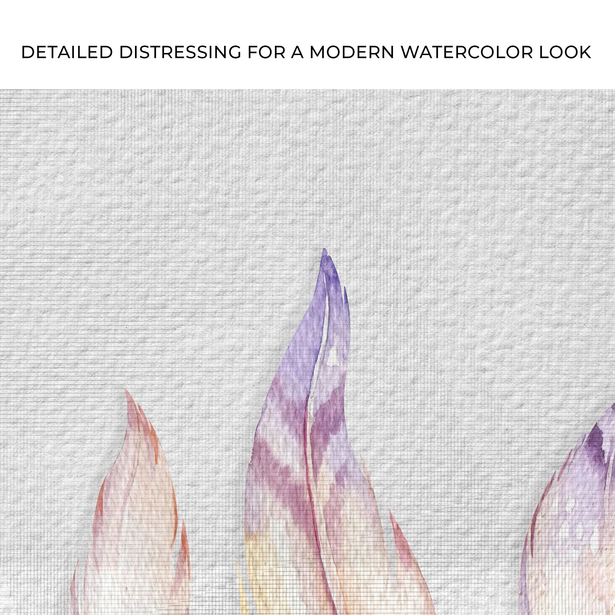 Decor Elements Feather Bohemian Tribal Canvas Wall Art - Image 4