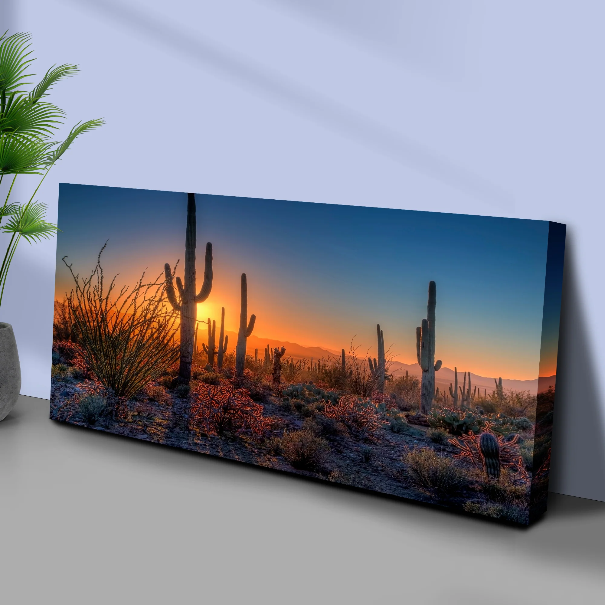 Desert Dusk Canvas Wall Art - Image 3
