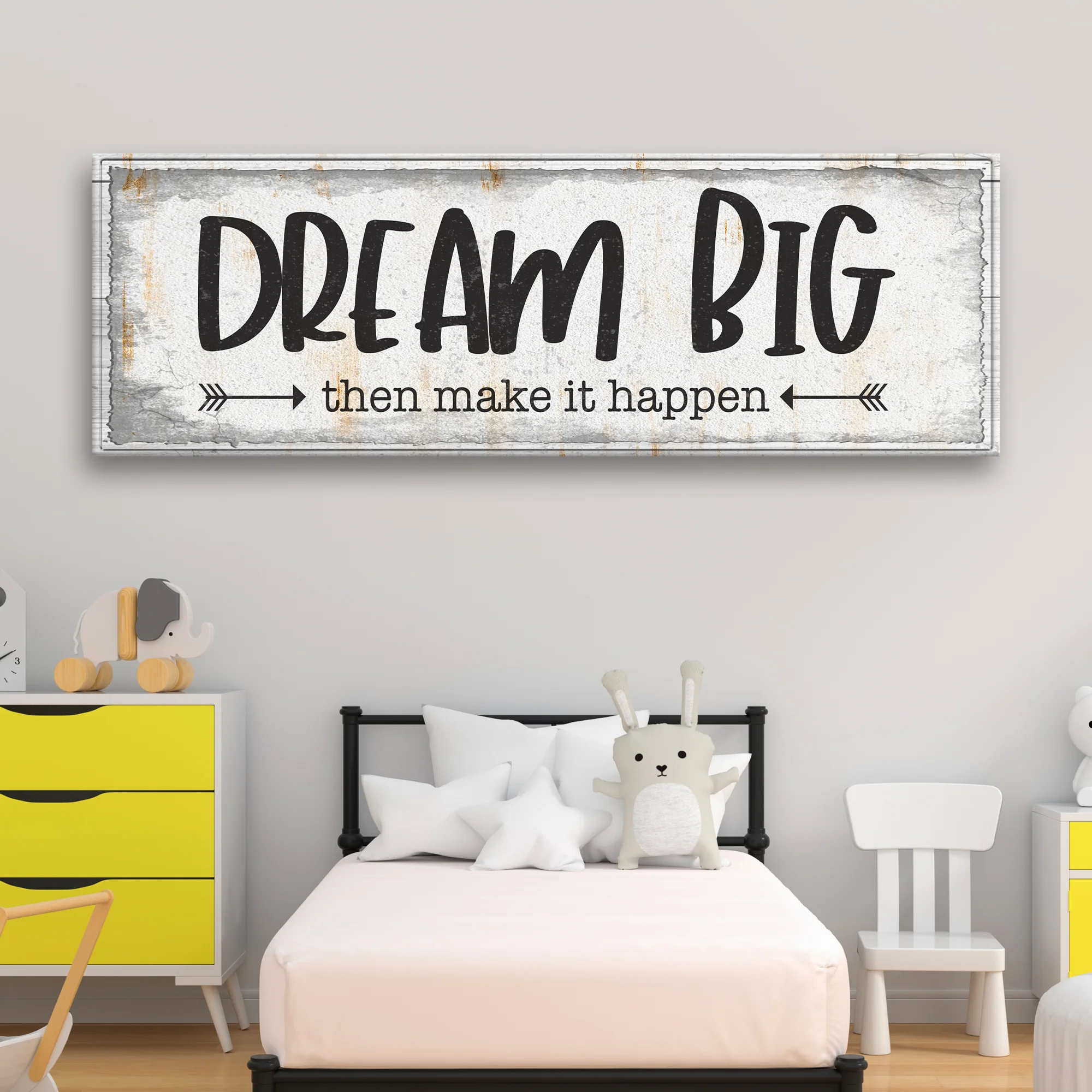 Dream Big Then Make It Happen Sign - Image 2