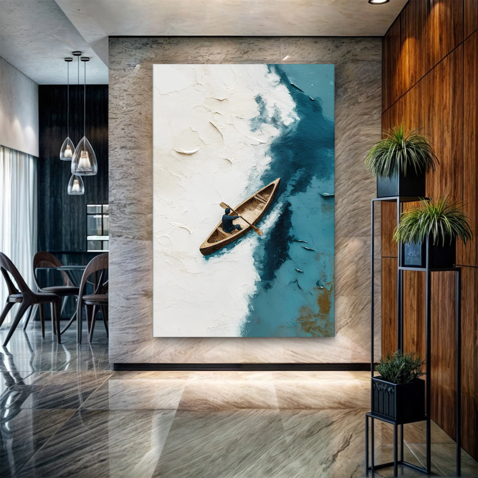 Drifting Between Currents Wall Art - Image 3