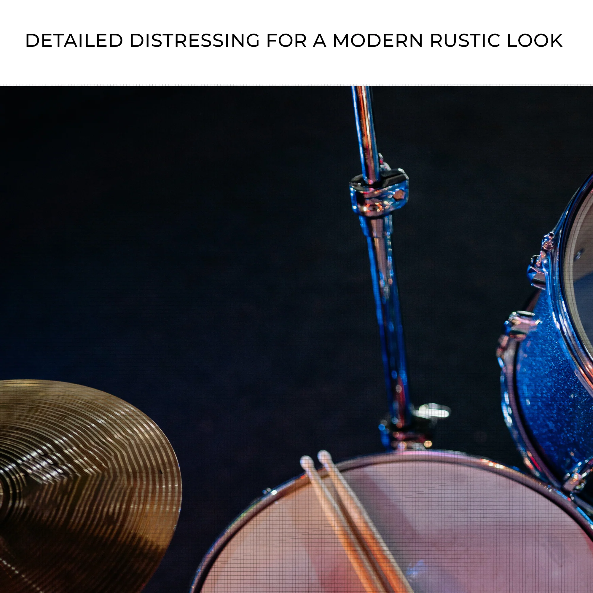 Drums Modern Canvas Wall Art - Image 4