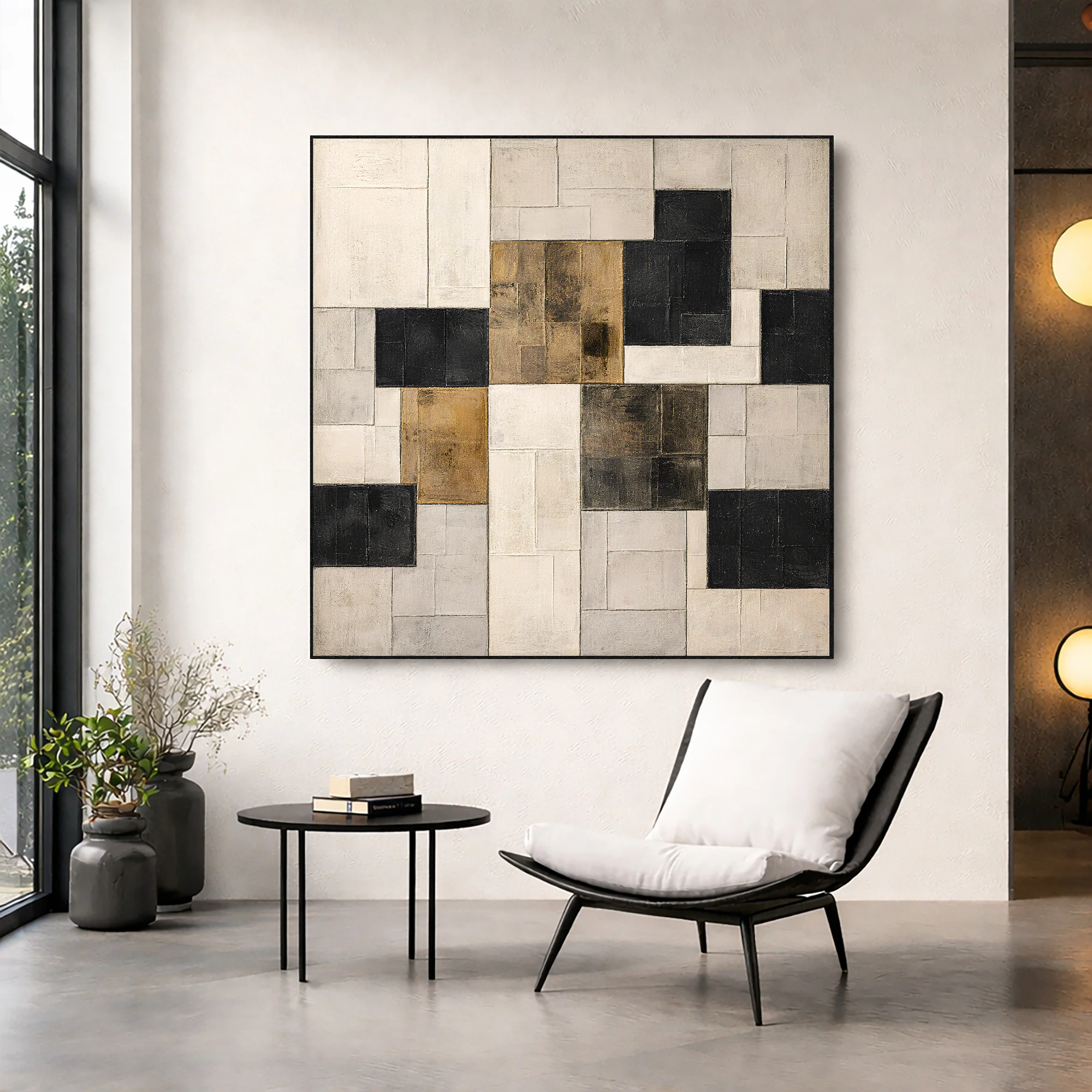 Earthtone Harmony Wall Art - Image 3