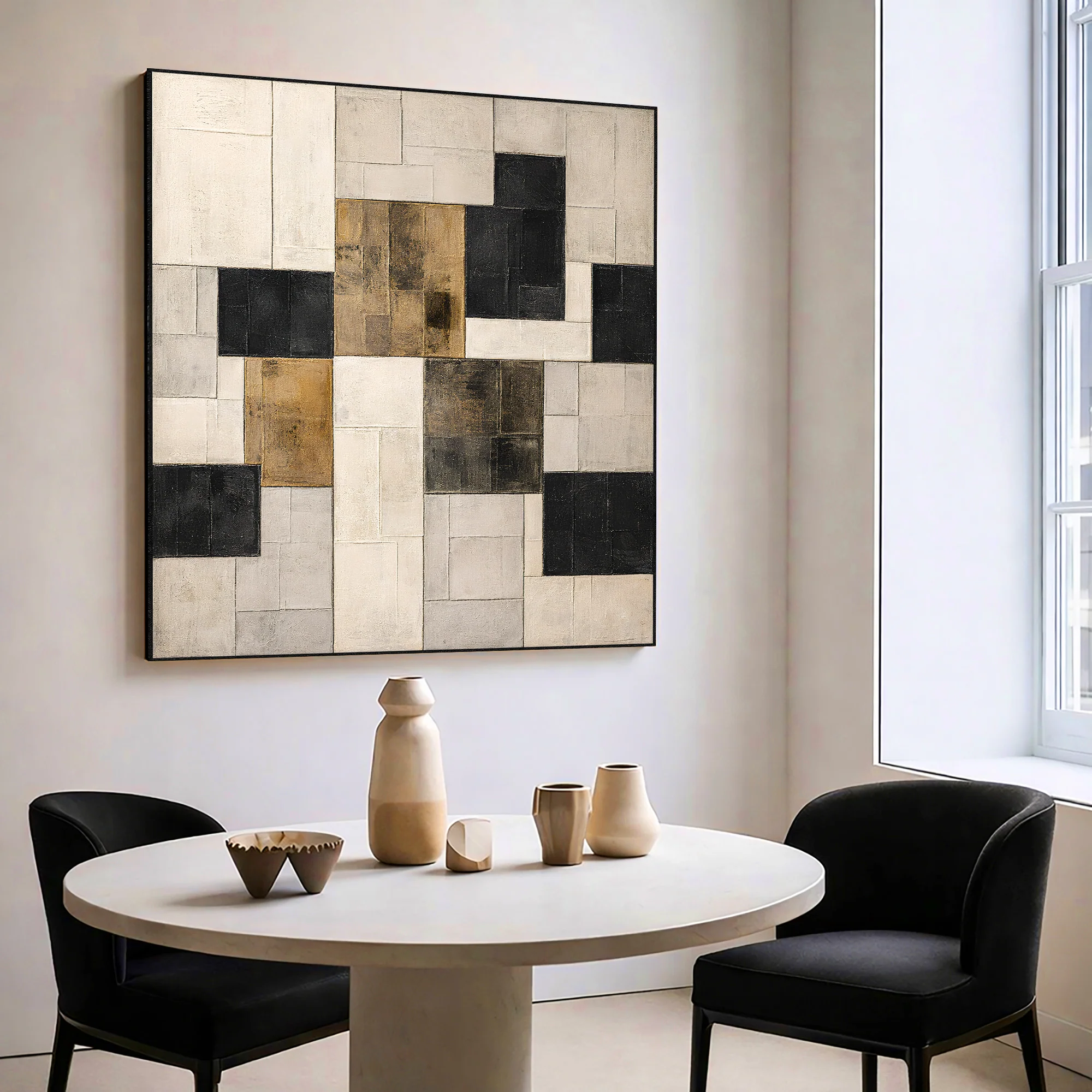 Earthtone Harmony Wall Art - Image 4