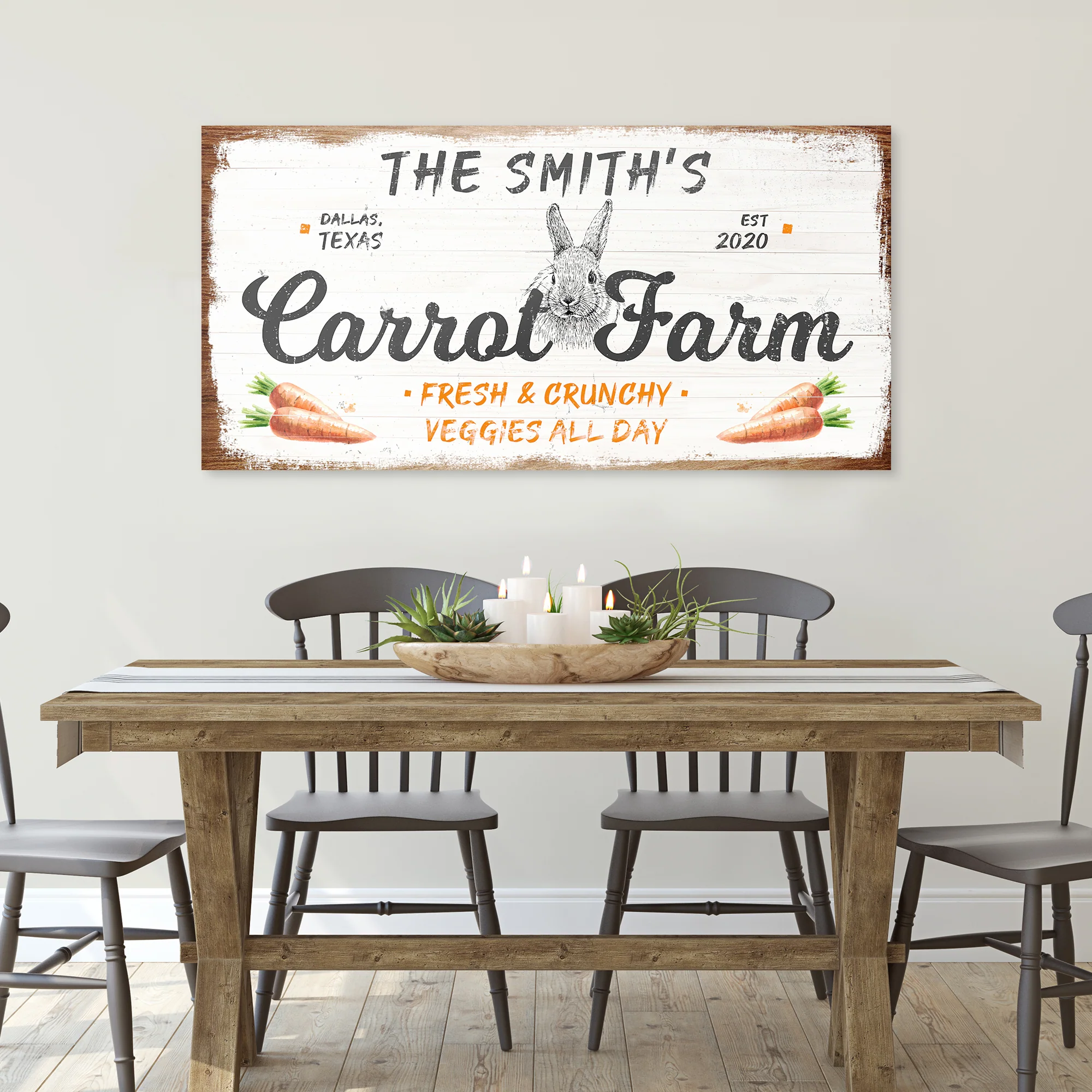 Easter Carrot Farm Sign