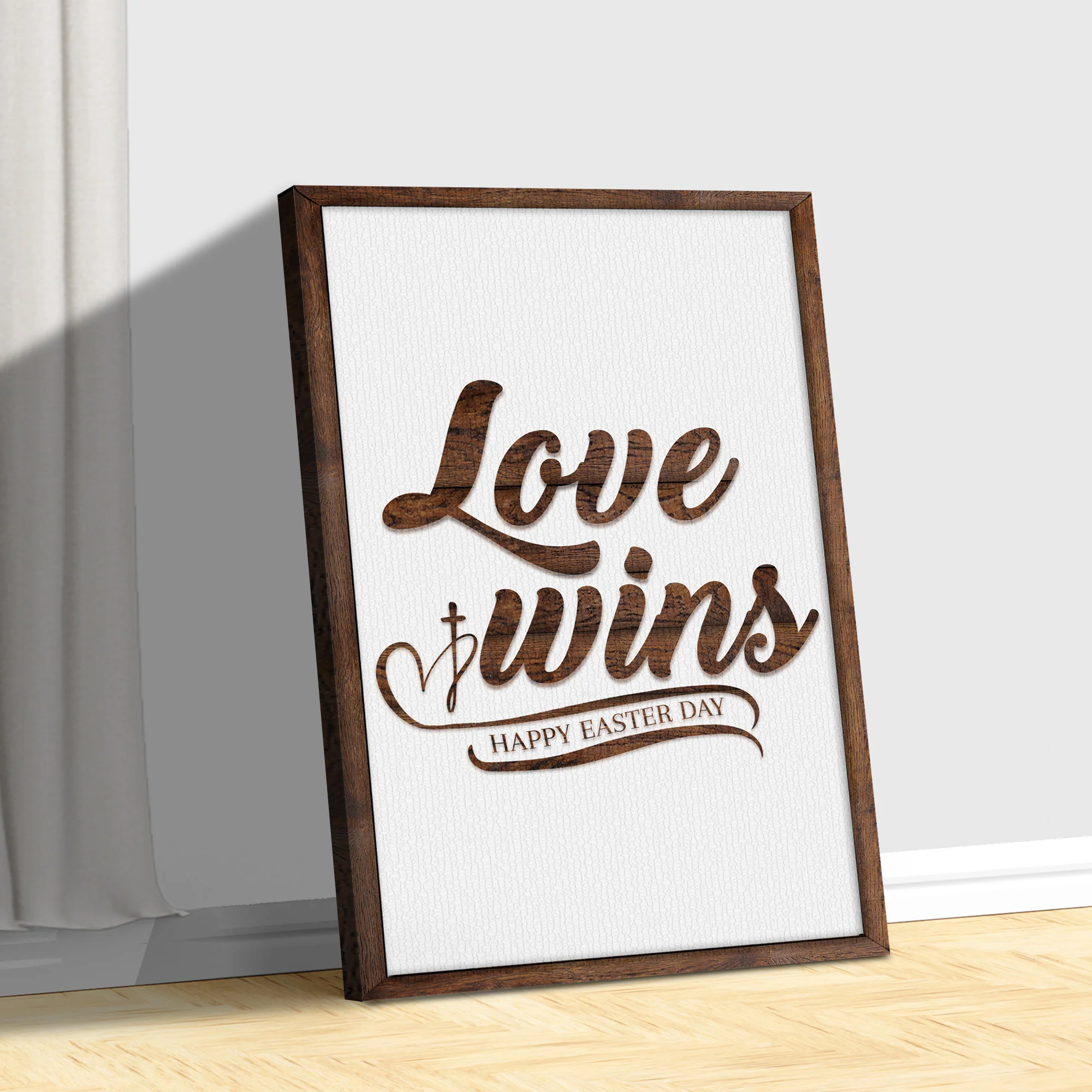 Easter Love Wins Sign - Image 3