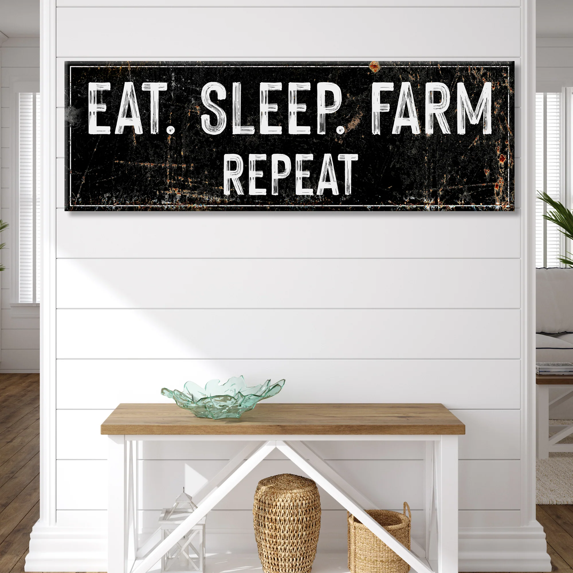 Eat Sleep Farm Repeat Sign - Image 6