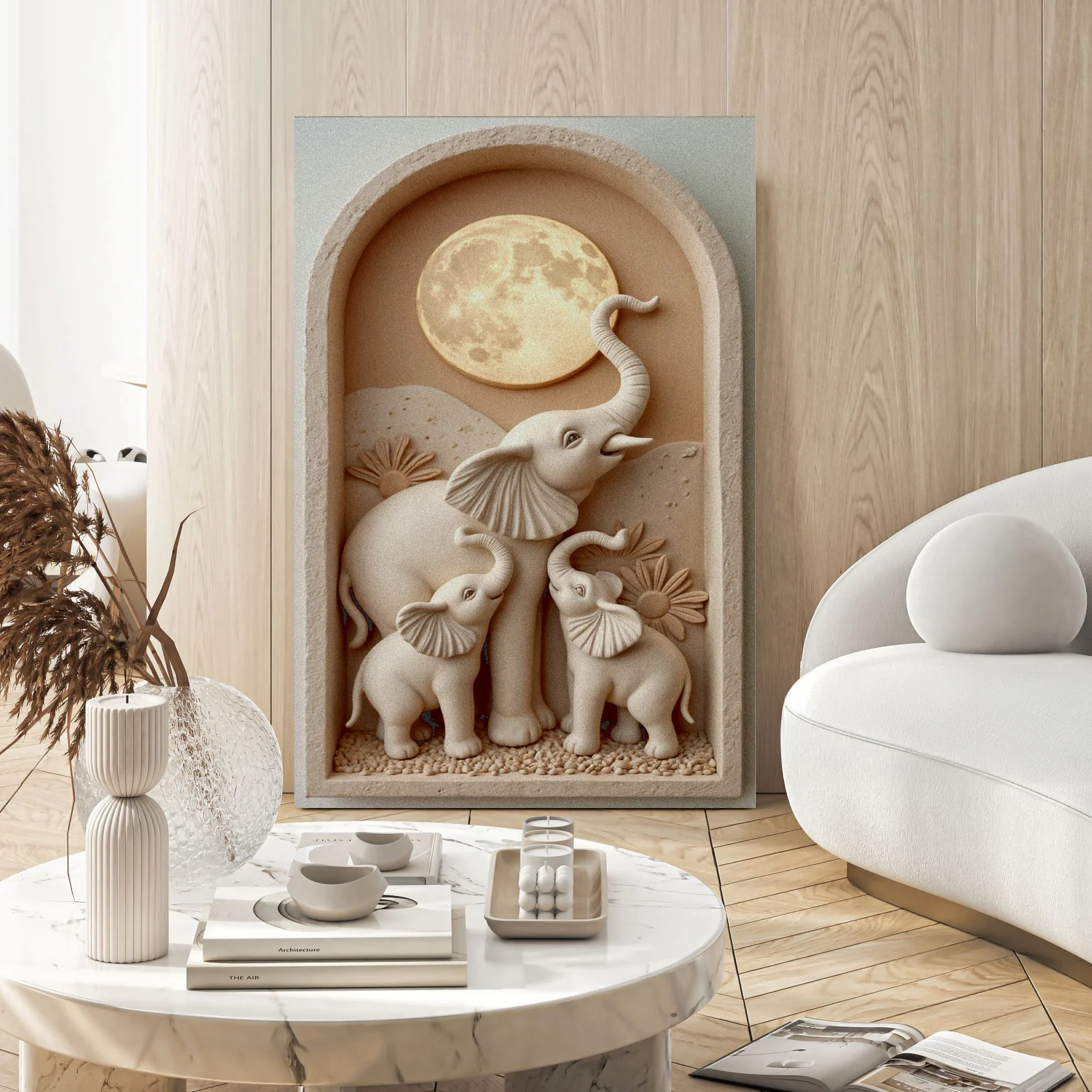 Elephant Harmony Wall Art - Image 2