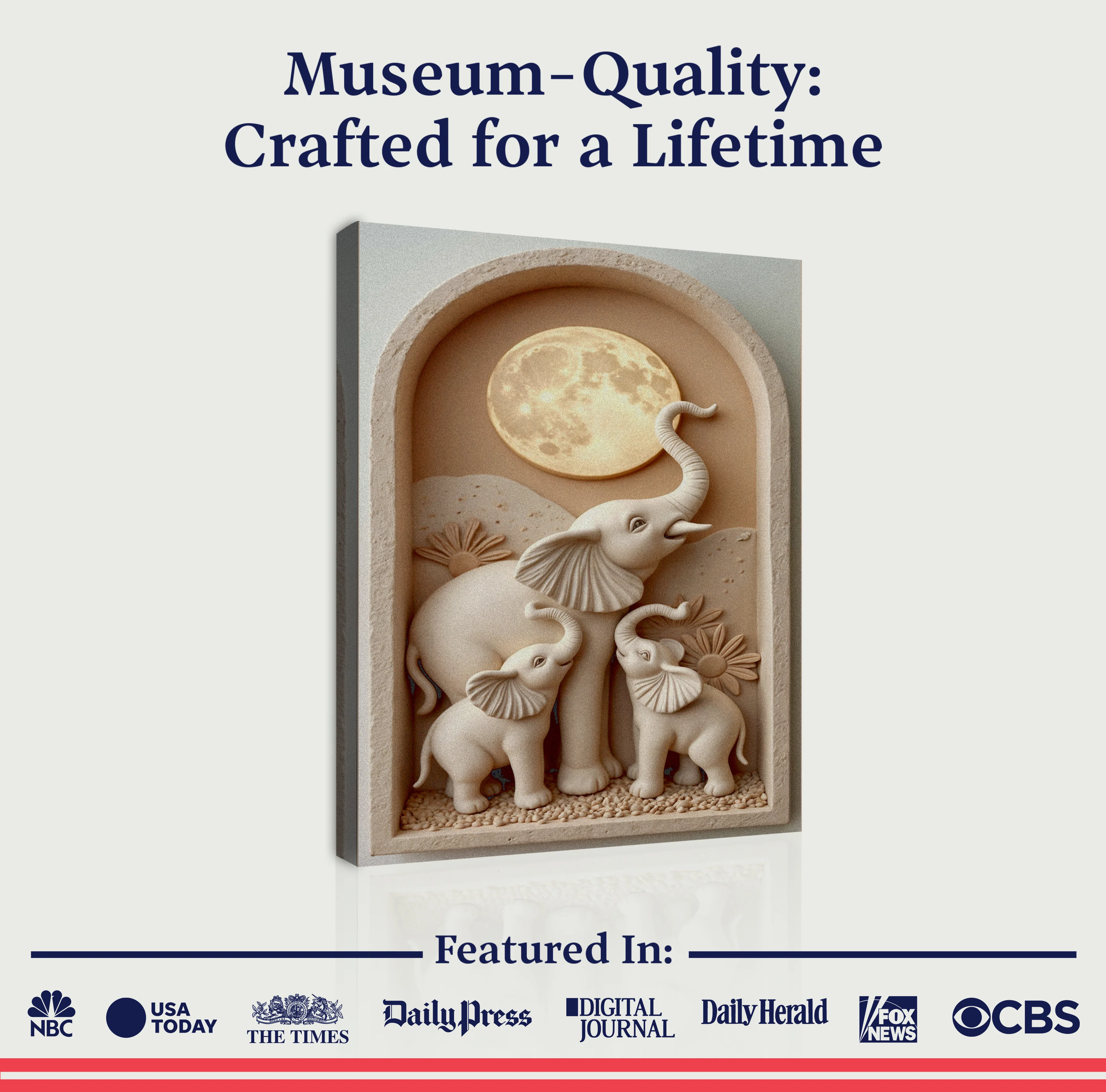 Elephant Harmony Wall Art - Image 6