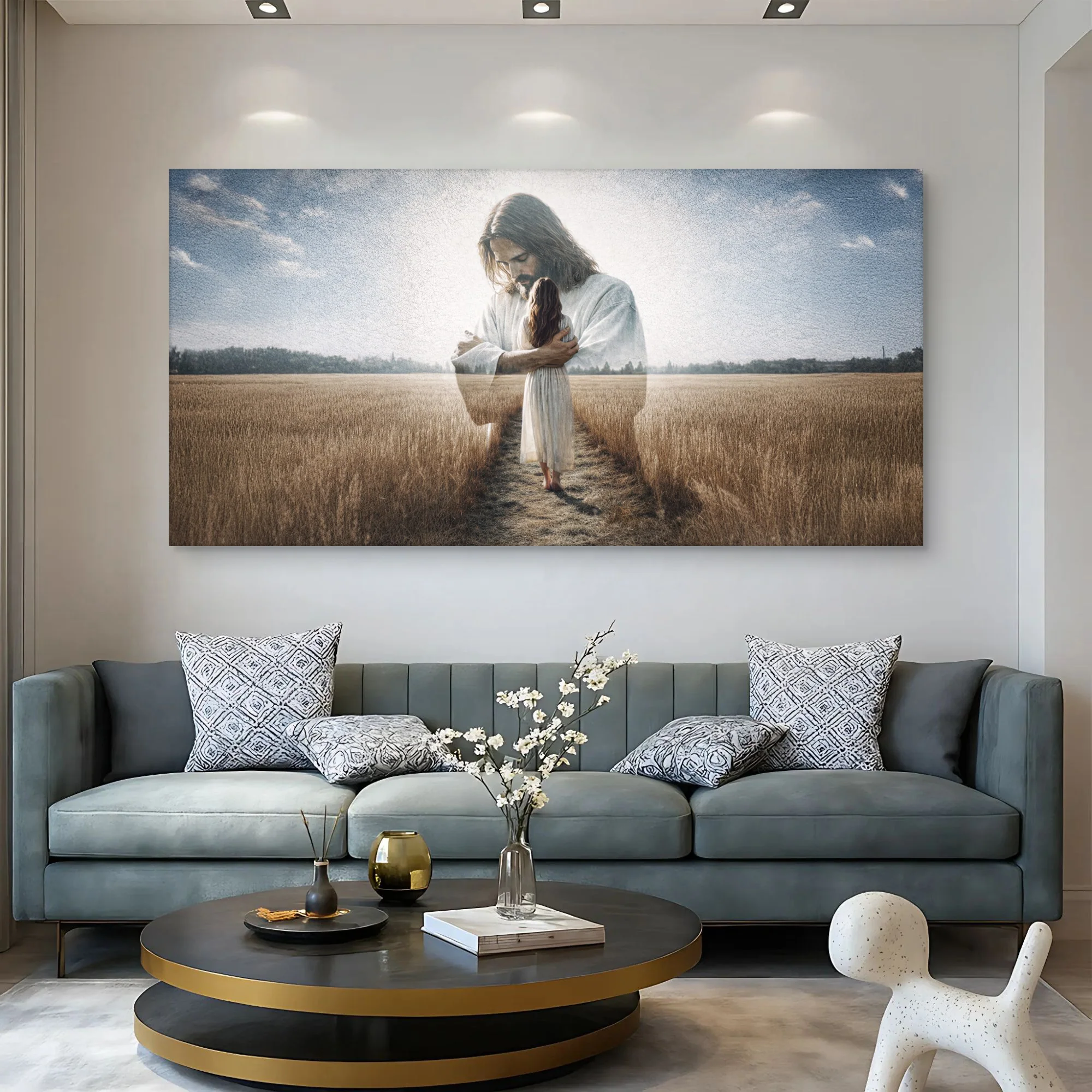 Embraced by God’s Love Faith Wall Art - Image 5