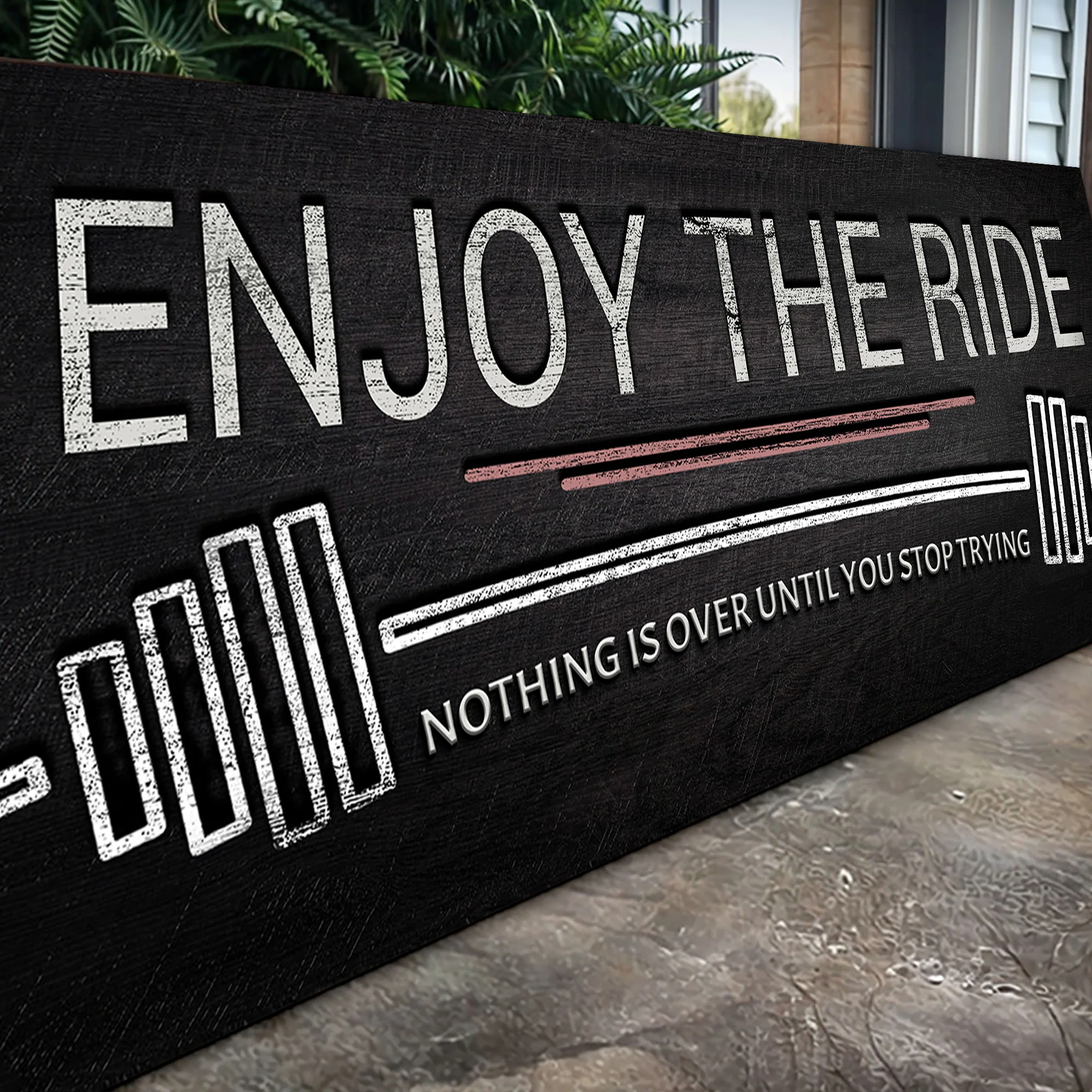 Enjoy The Ride Gym Sign - Image 5