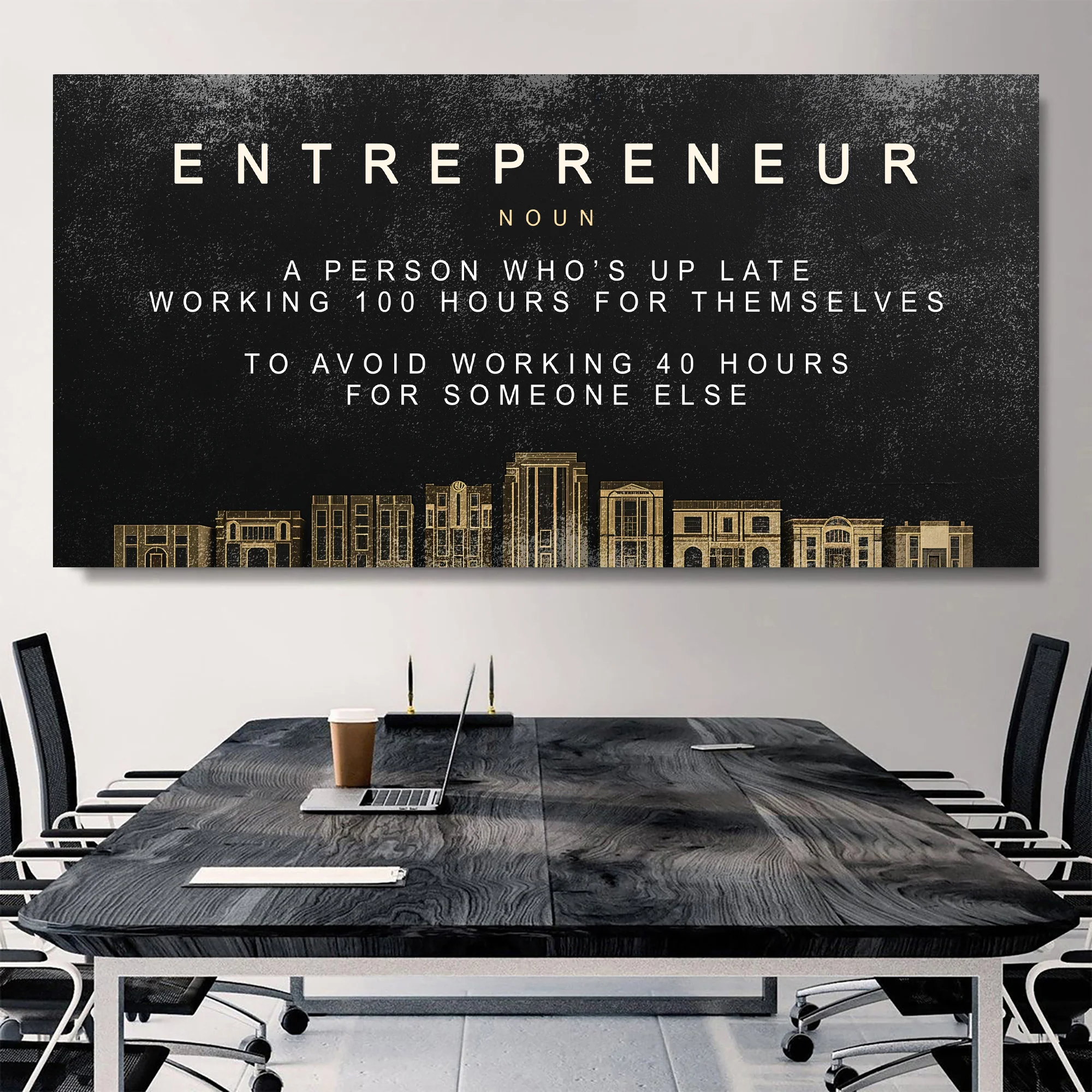 Entrepreneur Meaning Wall Sign - Image 2