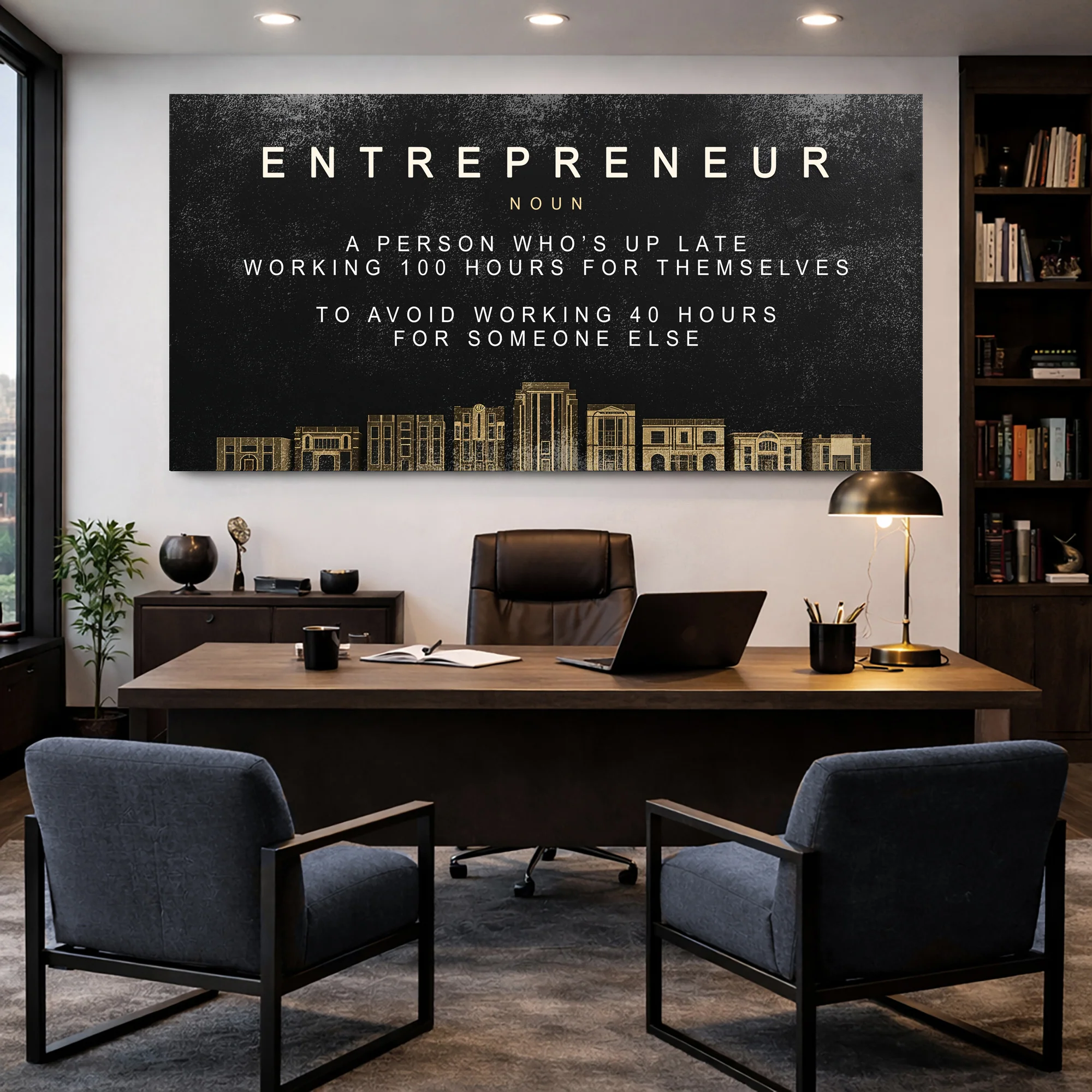 Entrepreneur Meaning Wall Sign - Image 4