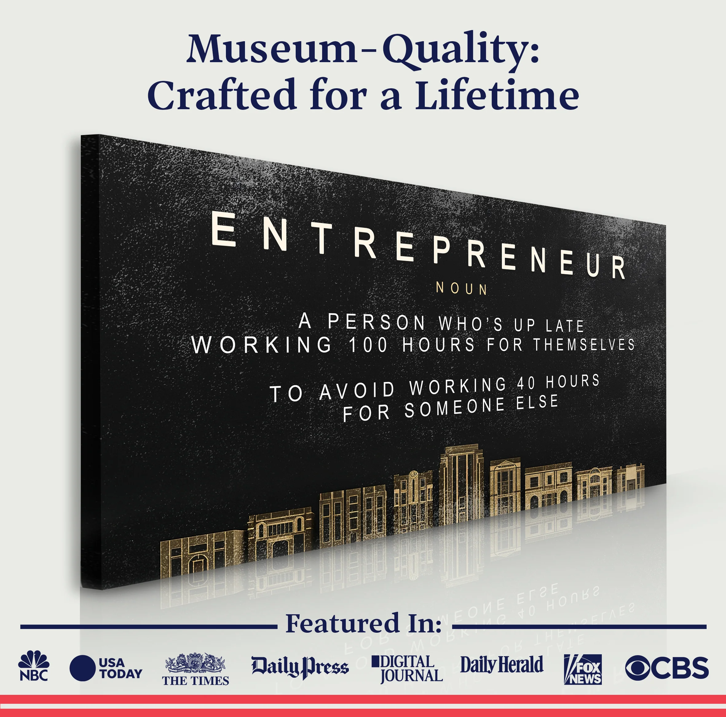Entrepreneur Meaning Wall Sign - Image 6