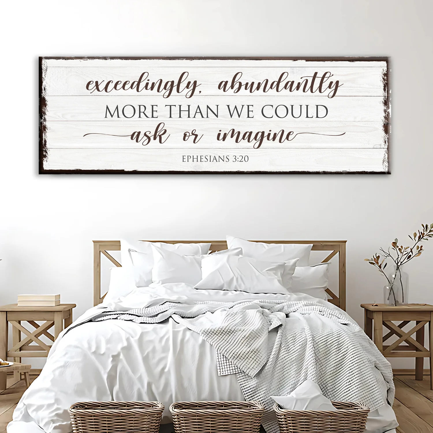 Exceedingly, Abundantly More Than We Could Ask Or Imagine Faith Sign - Image 3