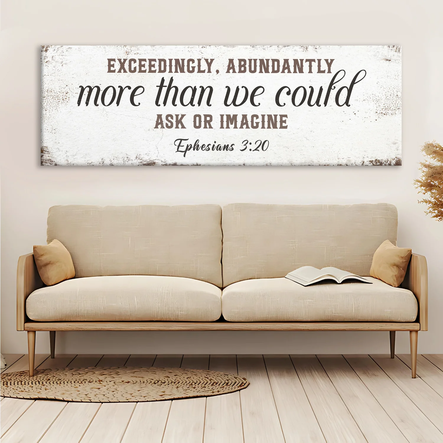 Exceedingly, Abundantly More Than We Could Ask Or Imagine Faith Sign II - Image 2