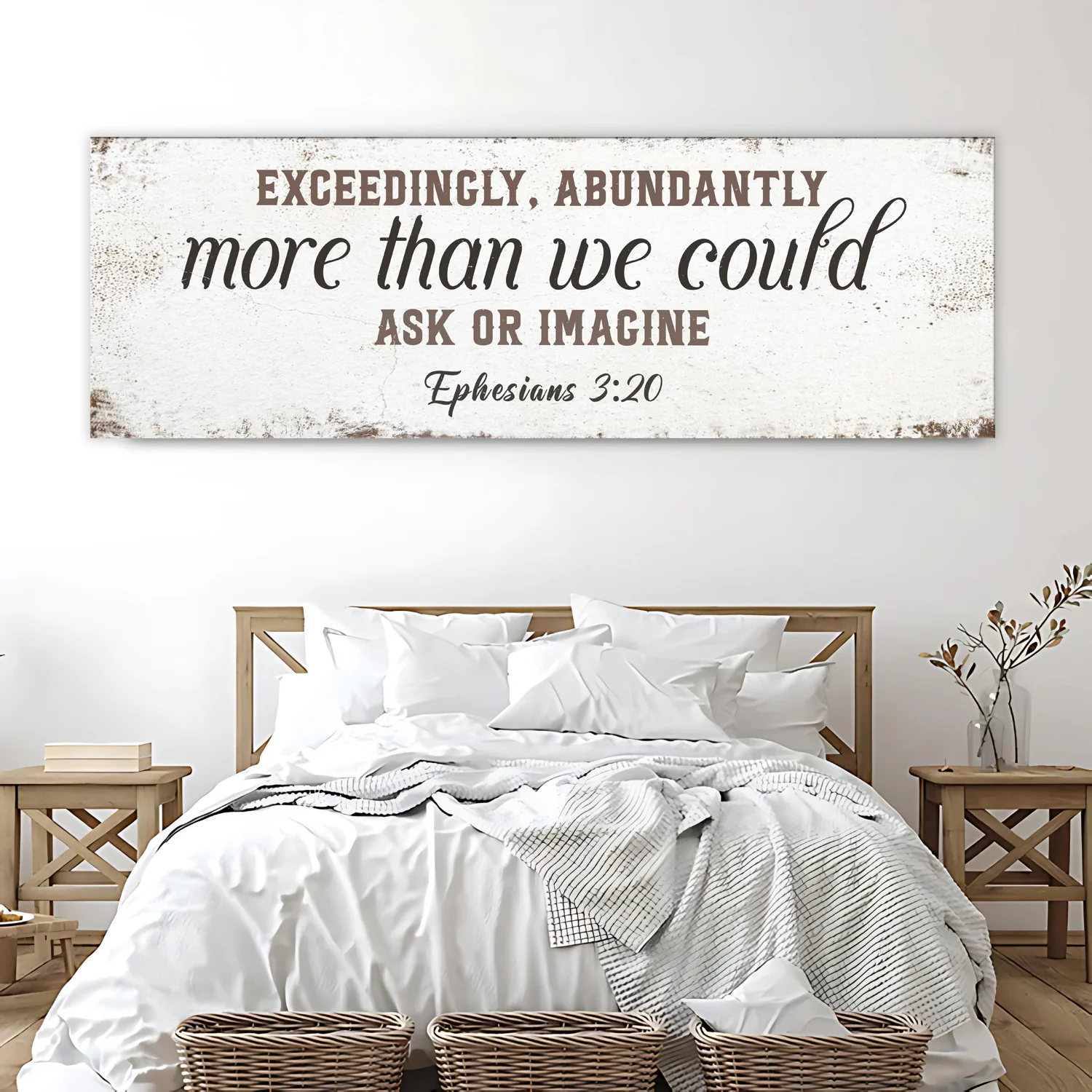 Exceedingly, Abundantly More Than We Could Ask Or Imagine Faith Sign II - Image 3