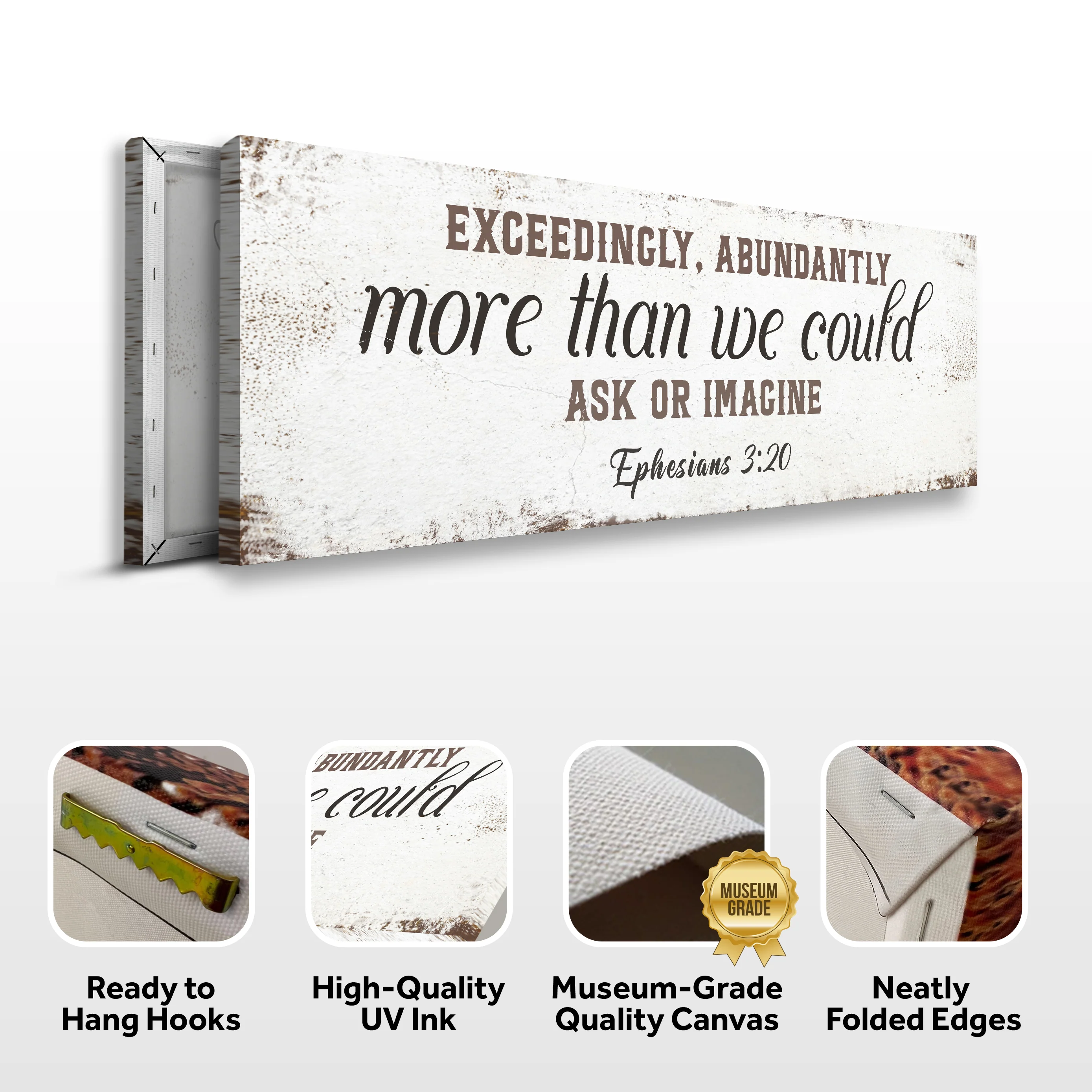 Exceedingly, Abundantly More Than We Could Ask Or Imagine Faith Sign II - Image 6
