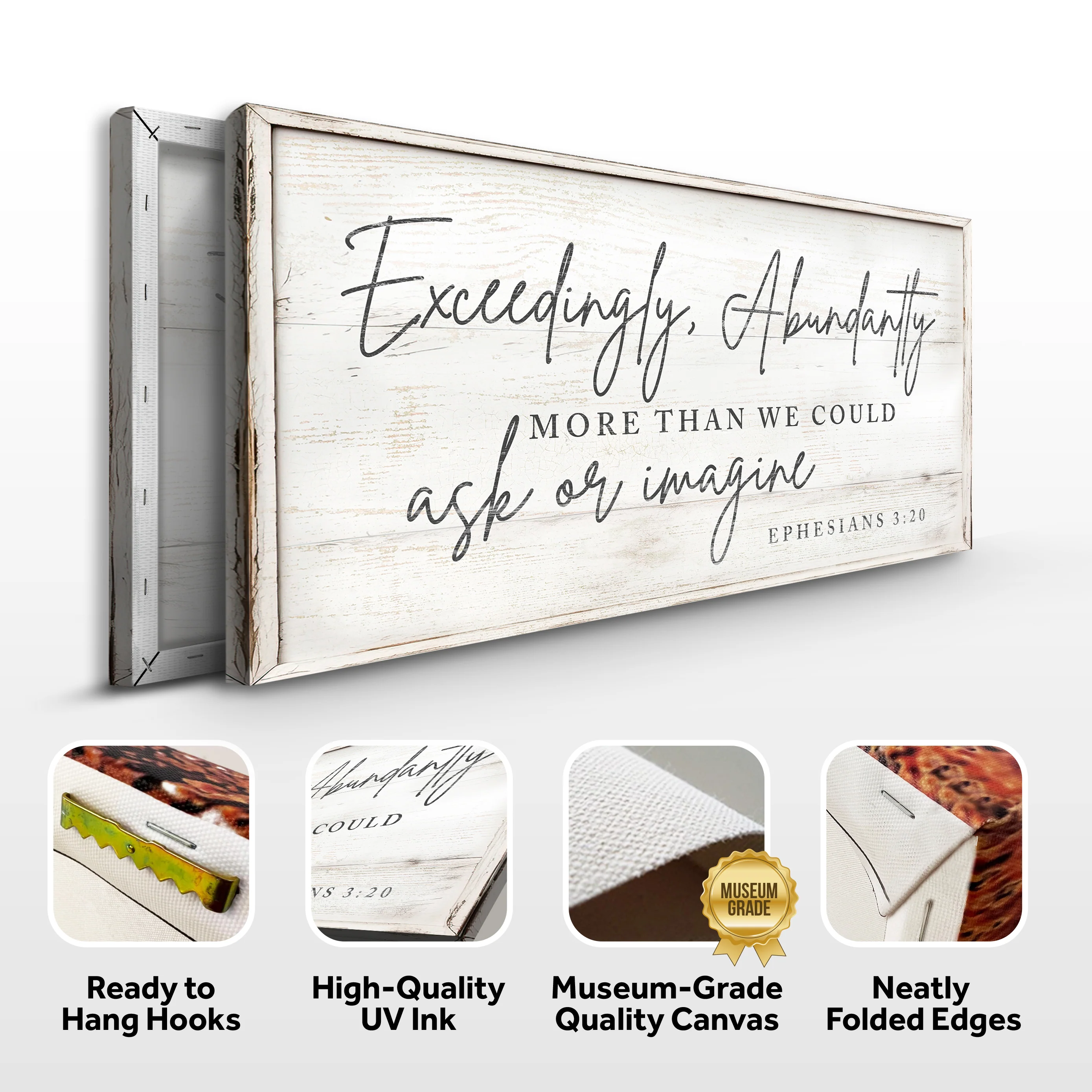 Exceedingly, Abundantly More Than We Could Ask Or Imagine Faith Sign III - Image 8