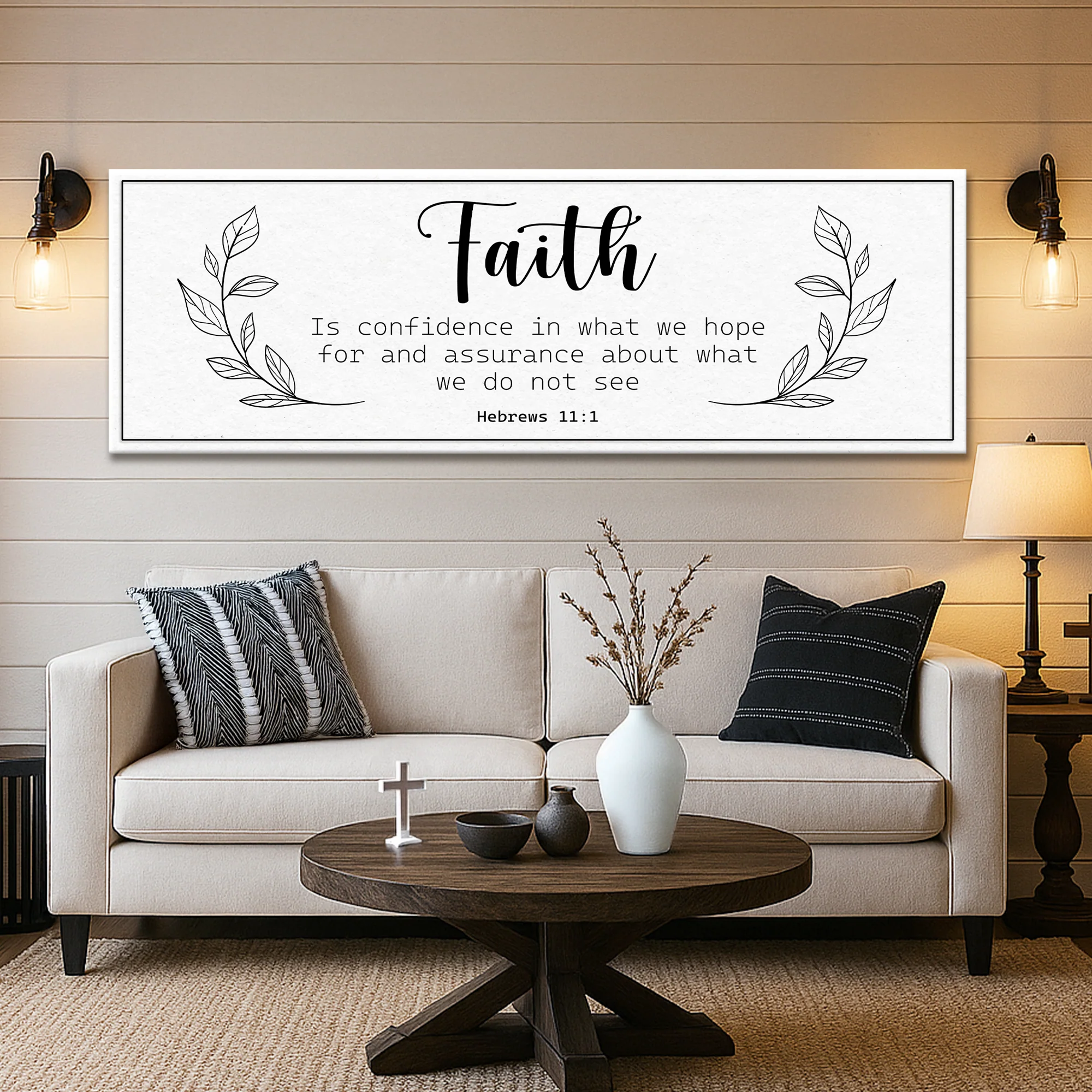 Faith Is Confidence - Hebrews 11:1 Faith Sign - Image 5