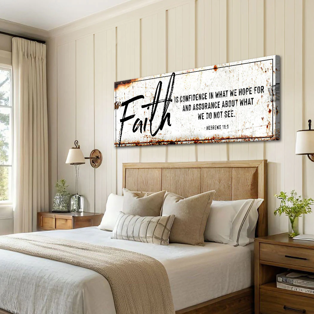 Faith Is Confidence - Hebrews 11:1 Faith Sign III - Image 3