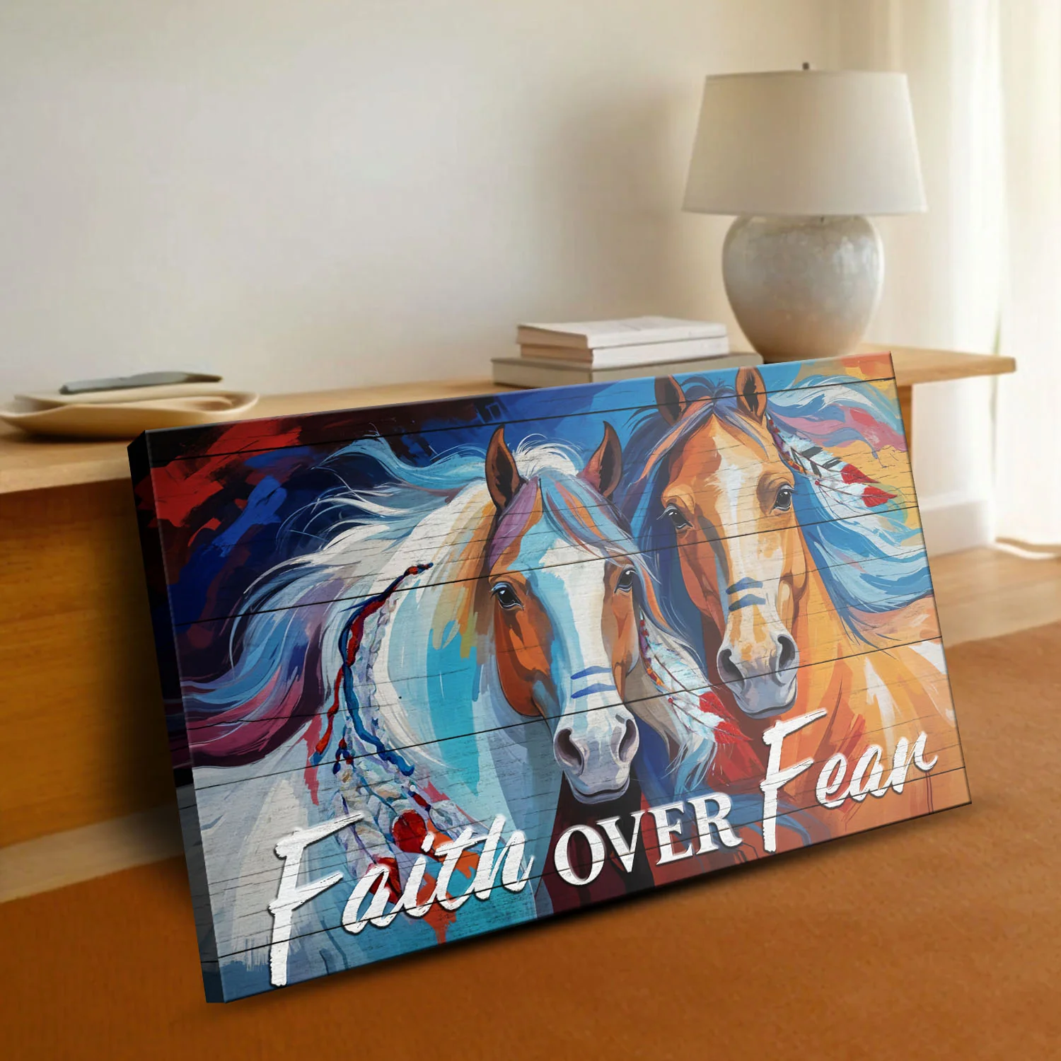 Faith Over Fear Faith Sign IV - Image 5