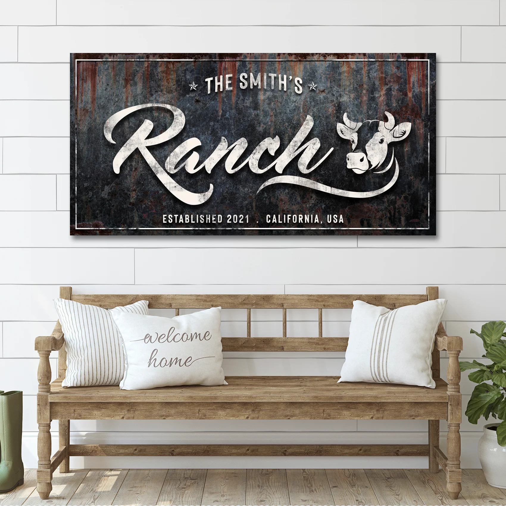 Family Cattle Ranch Sign - Image 8
